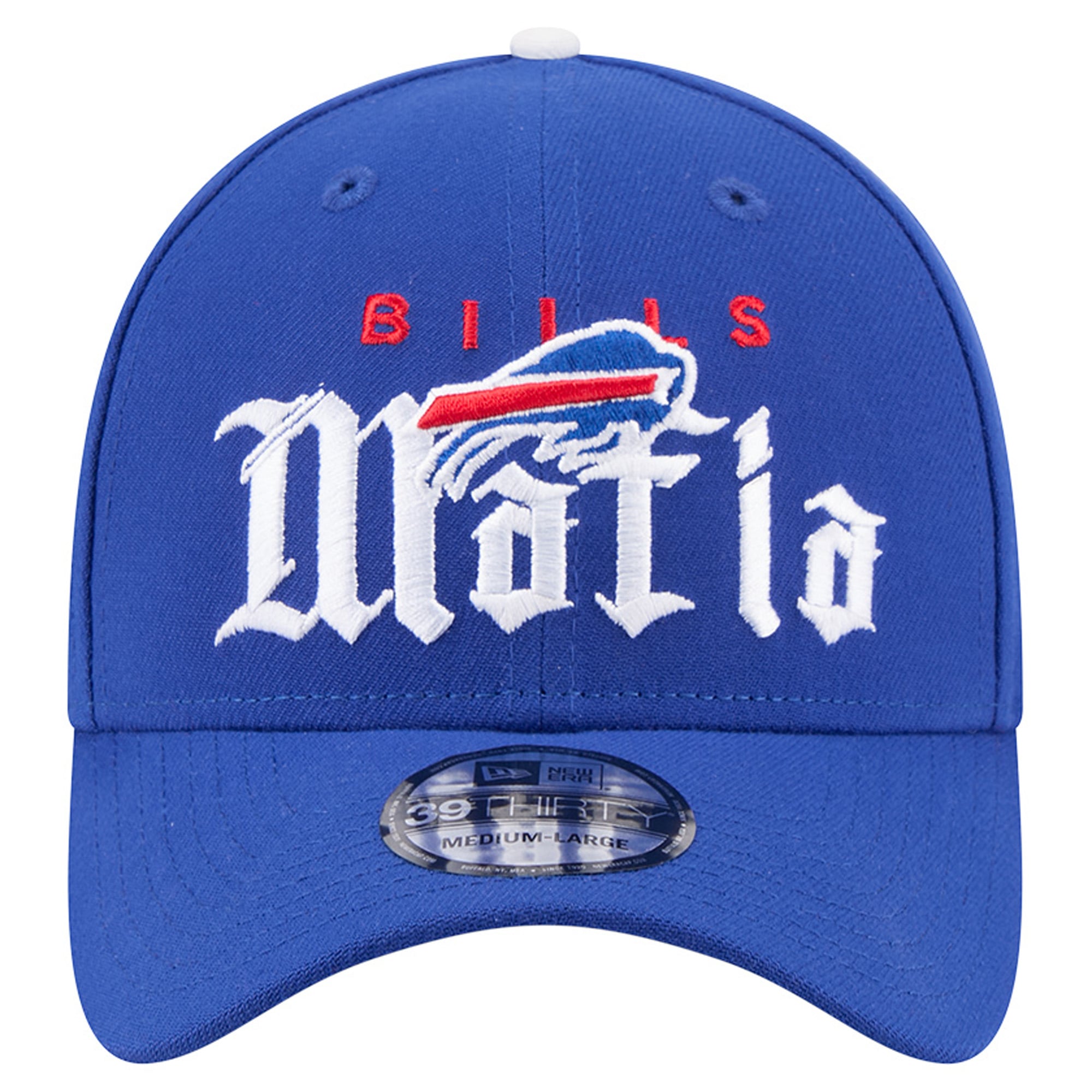 Casquette New Era Royal Buffalo Bills Mafia 39THIRTY Flex pour homme