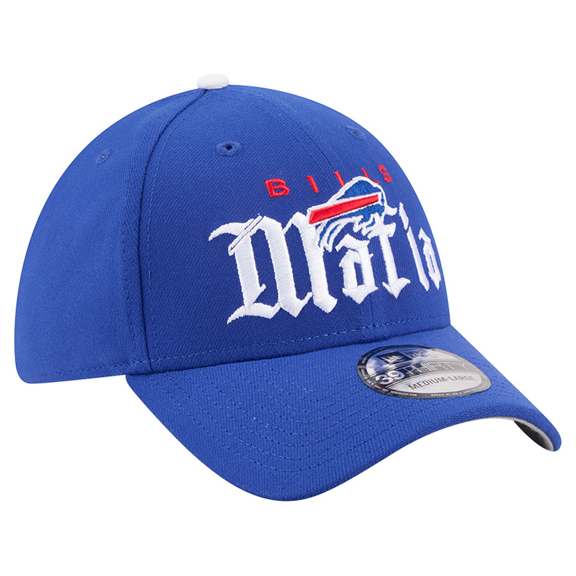Casquette New Era Royal Buffalo Bills Mafia 39THIRTY Flex pour homme