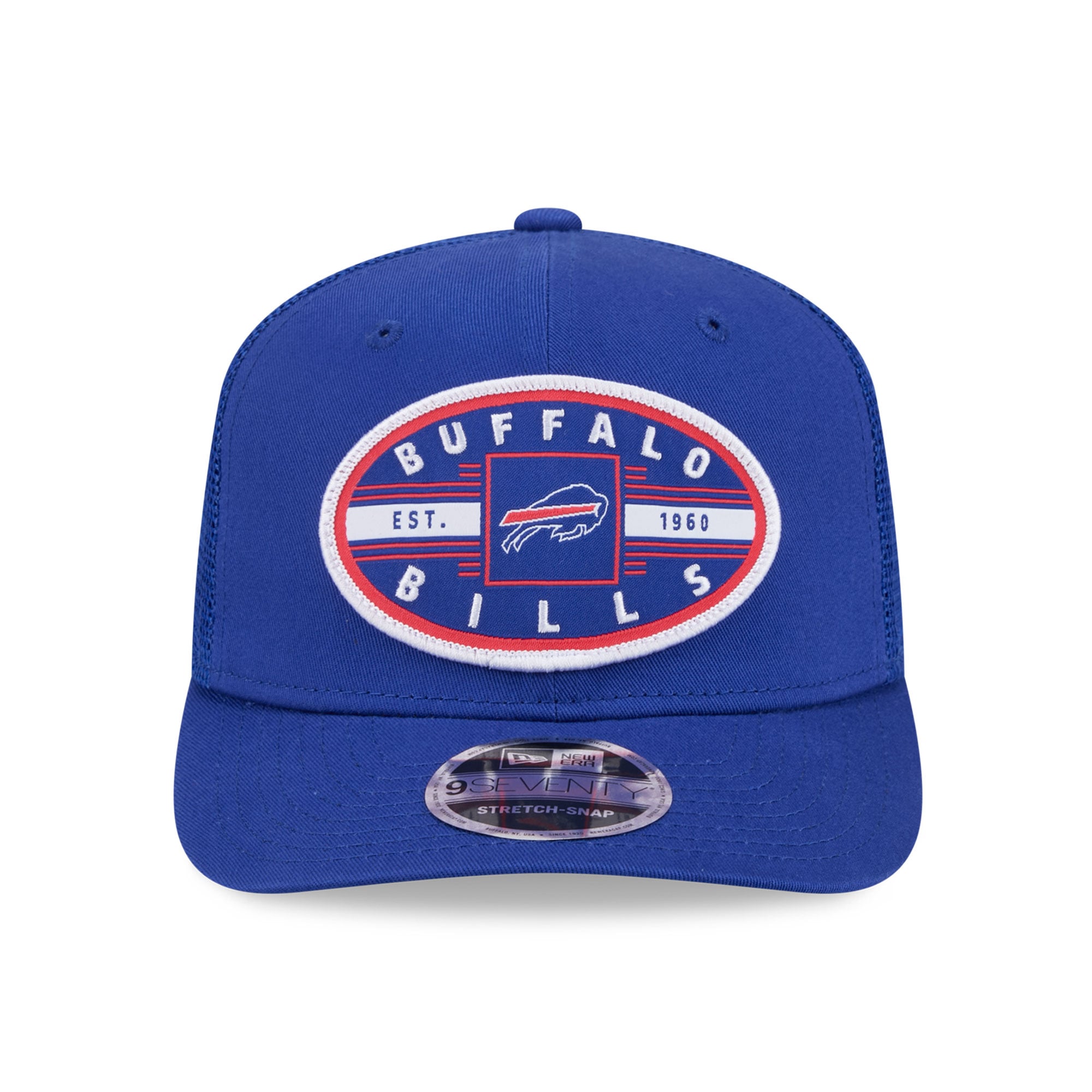 Casquette ajustable New Era Royal Buffalo Bills Collegiate 9SEVENTY pour homme
