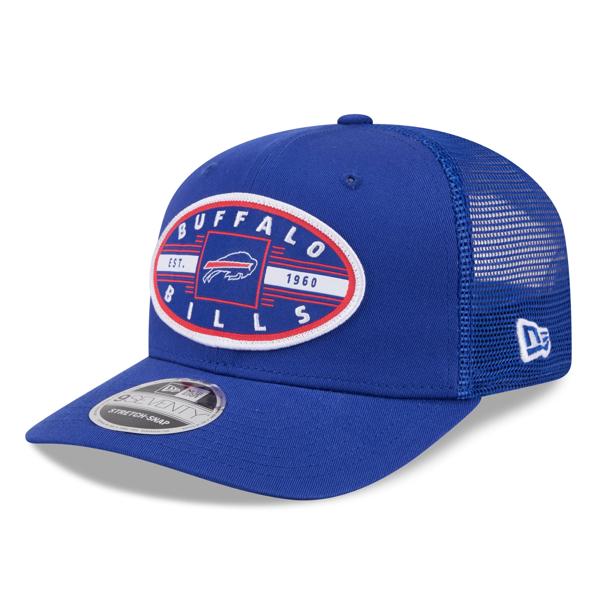 Casquette ajustable New Era Royal Buffalo Bills Collegiate 9SEVENTY pour homme