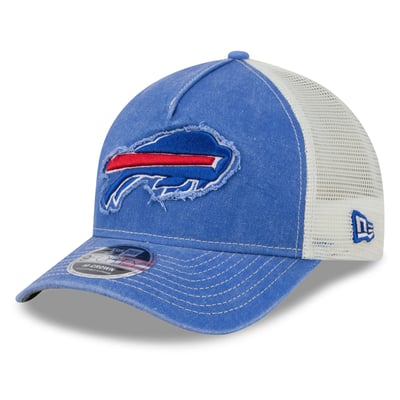  Buffalo Bills New Era Men's Fan 9FORTY A-Frame Trucker Adjustable Hat - Royal