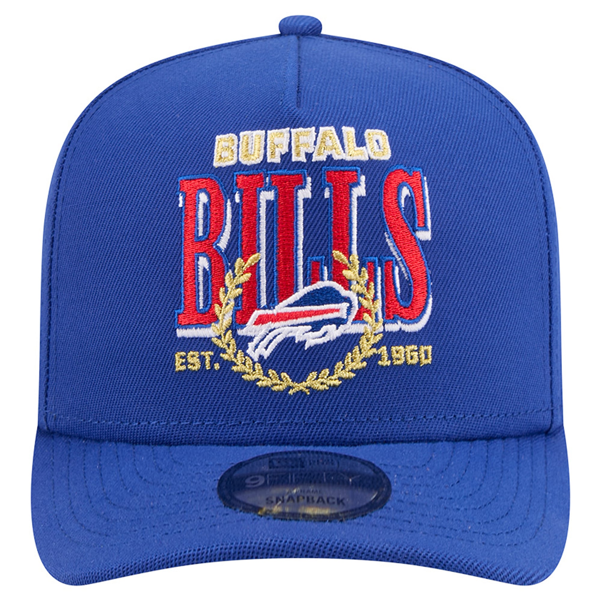 Men's New Era Royal Buffalo Bills Laurel A-Frame 9FIFTY Snapback Hat