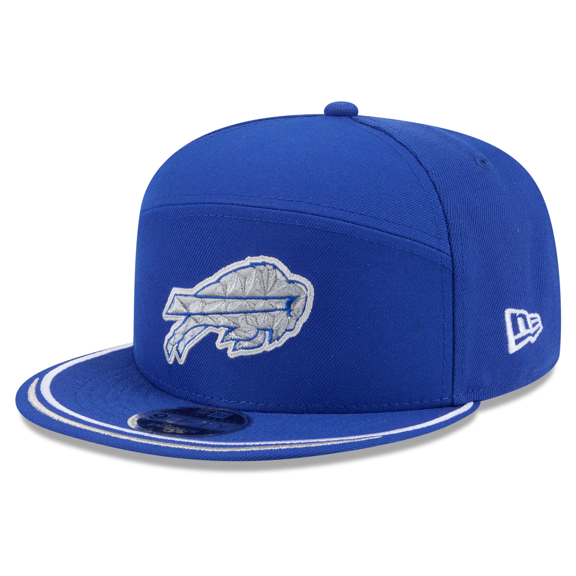 Men's New Era Royal Buffalo Bills Rivalries Collection Split Panel 9FIFTY Snapback Hat