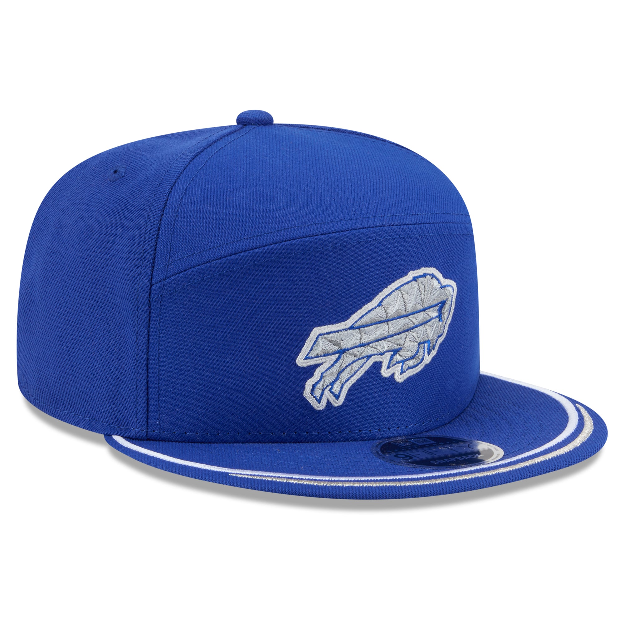 Men's New Era Royal Buffalo Bills Rivalries Collection Split Panel 9FIFTY Snapback Hat