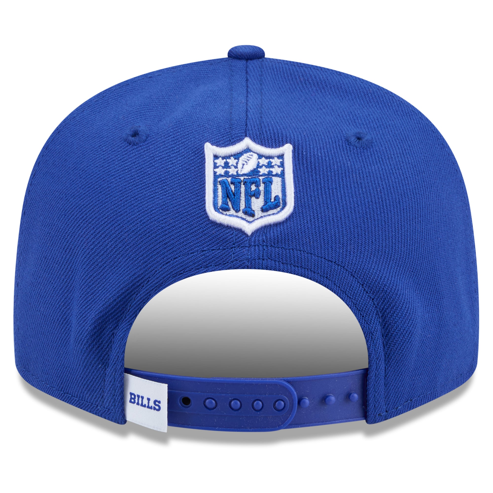 Men's New Era Royal Buffalo Bills Rivalries Collection Split Panel 9FIFTY Snapback Hat