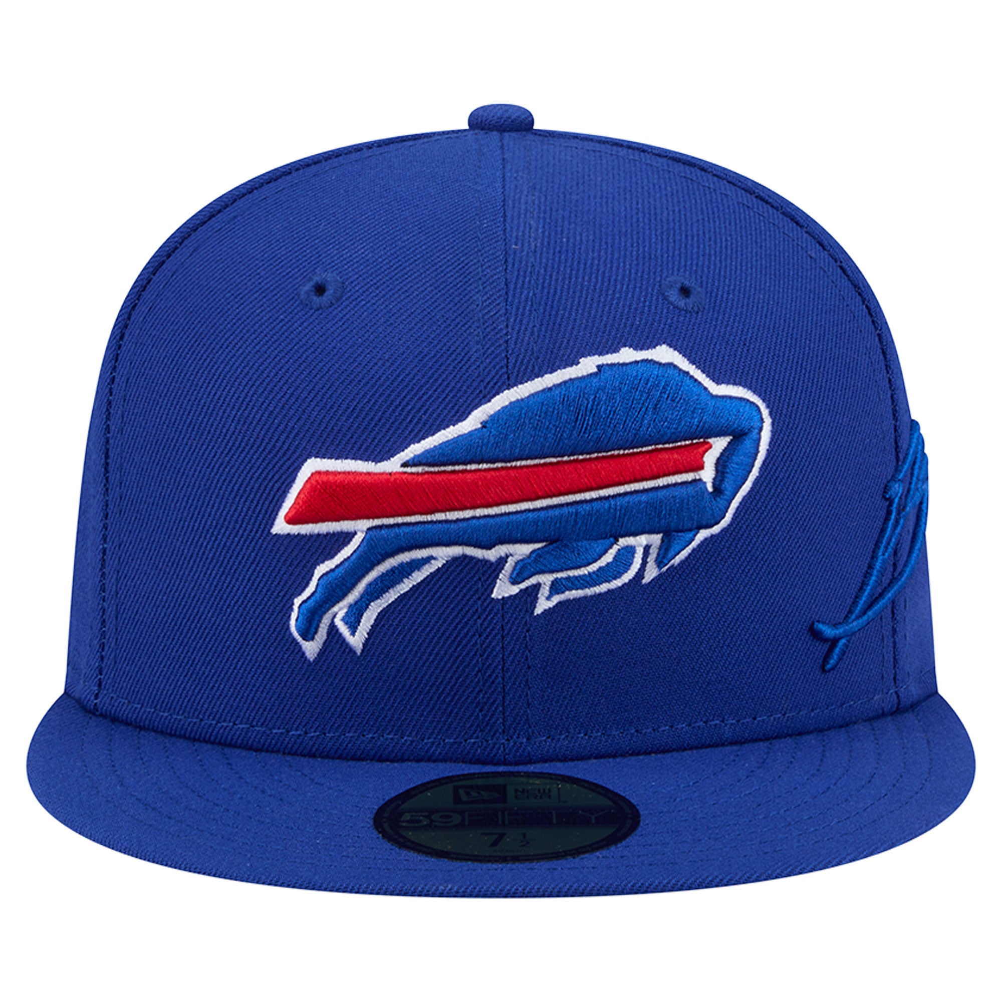 Casquette ajustée New Era Royal Buffalo Bills Side Script 59FIFTY pour homme