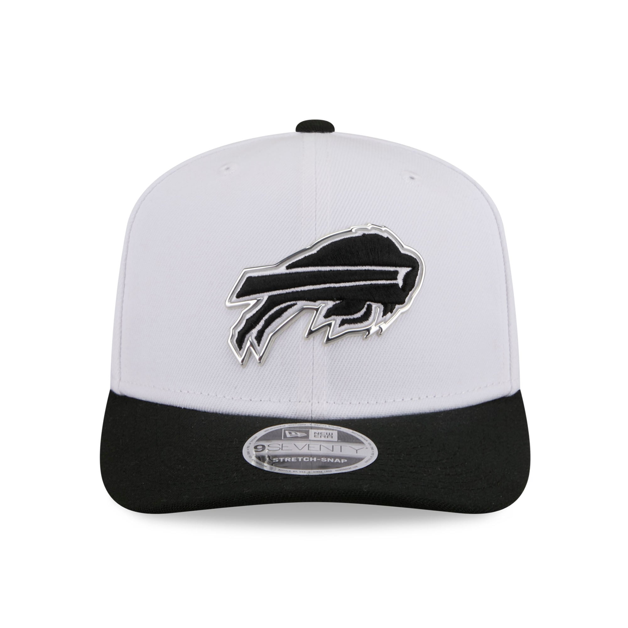 Casquette ajustable New Era Buffalo Bills blanche 9SEVENTY pour homme