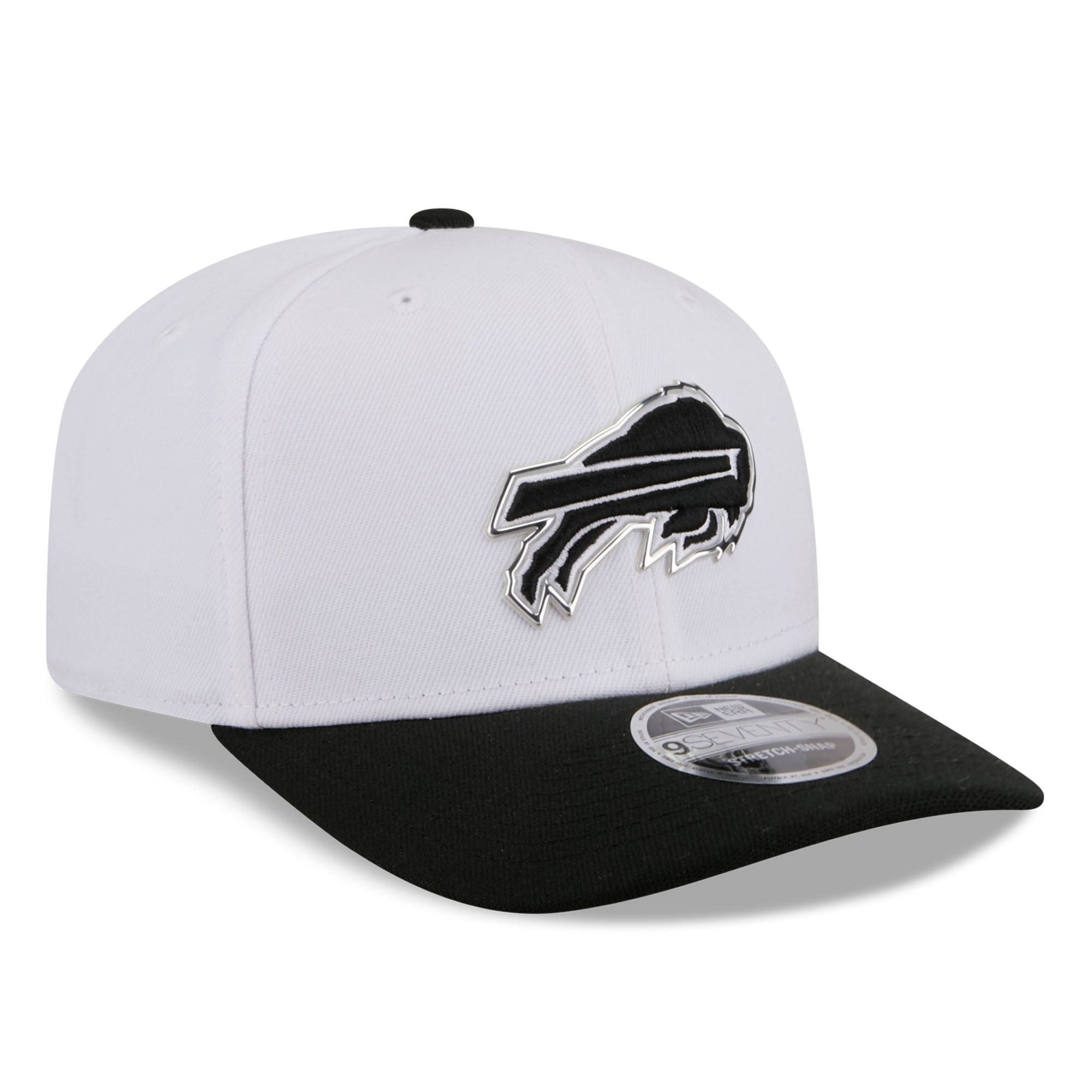 Casquette ajustable New Era Buffalo Bills blanche 9SEVENTY pour homme