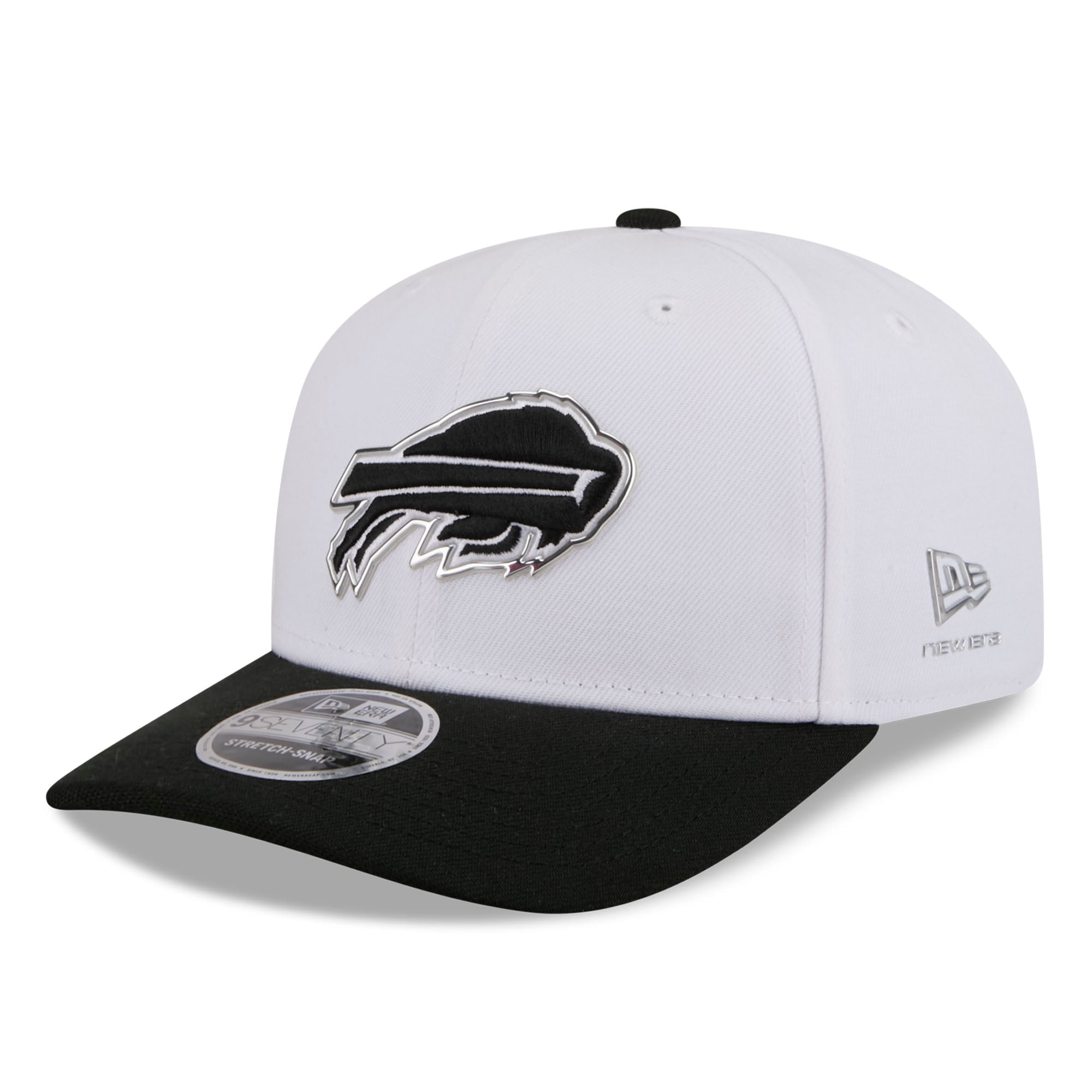 Casquette ajustable New Era Buffalo Bills blanche 9SEVENTY pour homme