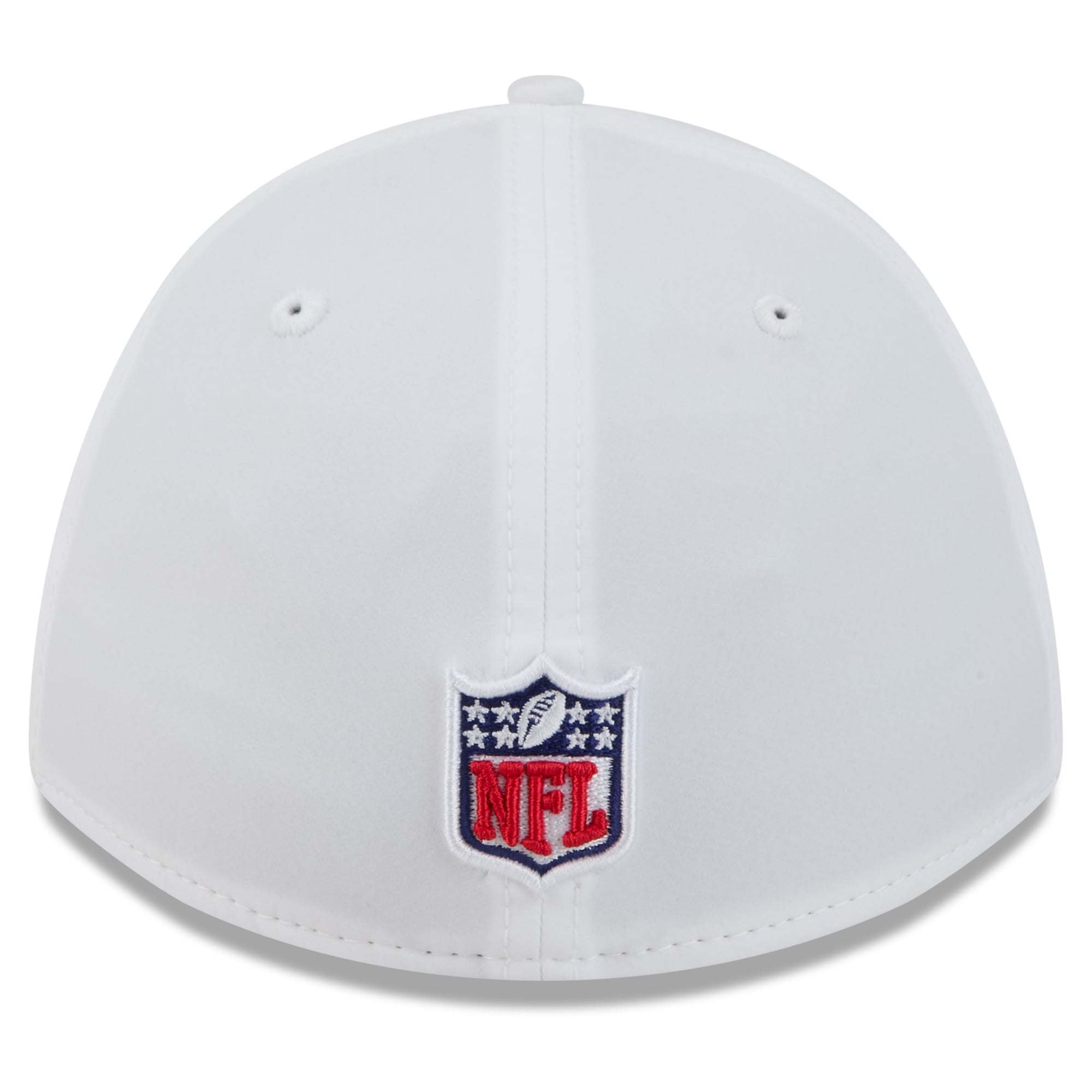 Men's New Era White Buffalo Bills Rivalries Collection 39THIRTY M-Crown Stretch Hat