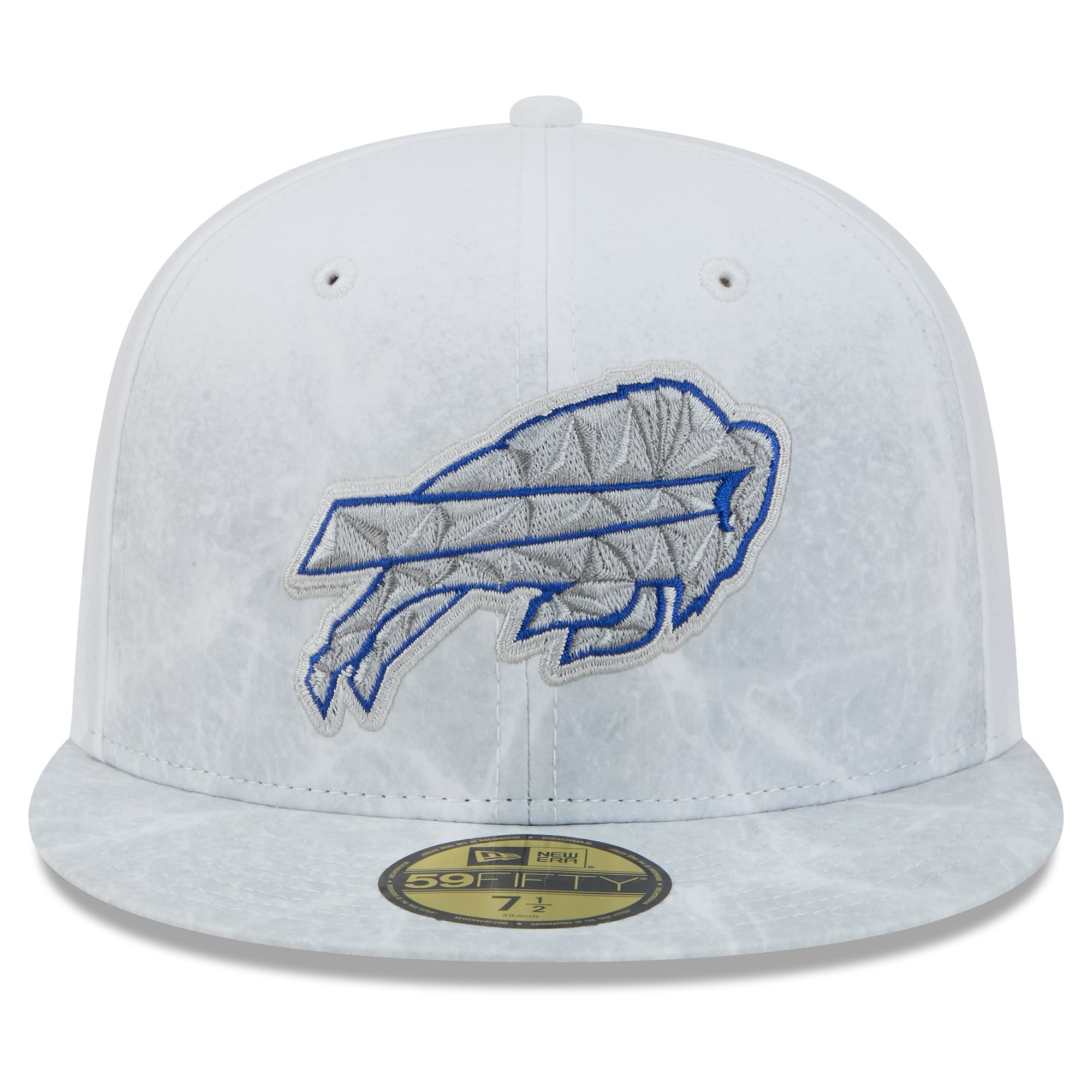 Men's New Era White Buffalo Bills Rivalries Collection 59FIFTY Fitted Hat