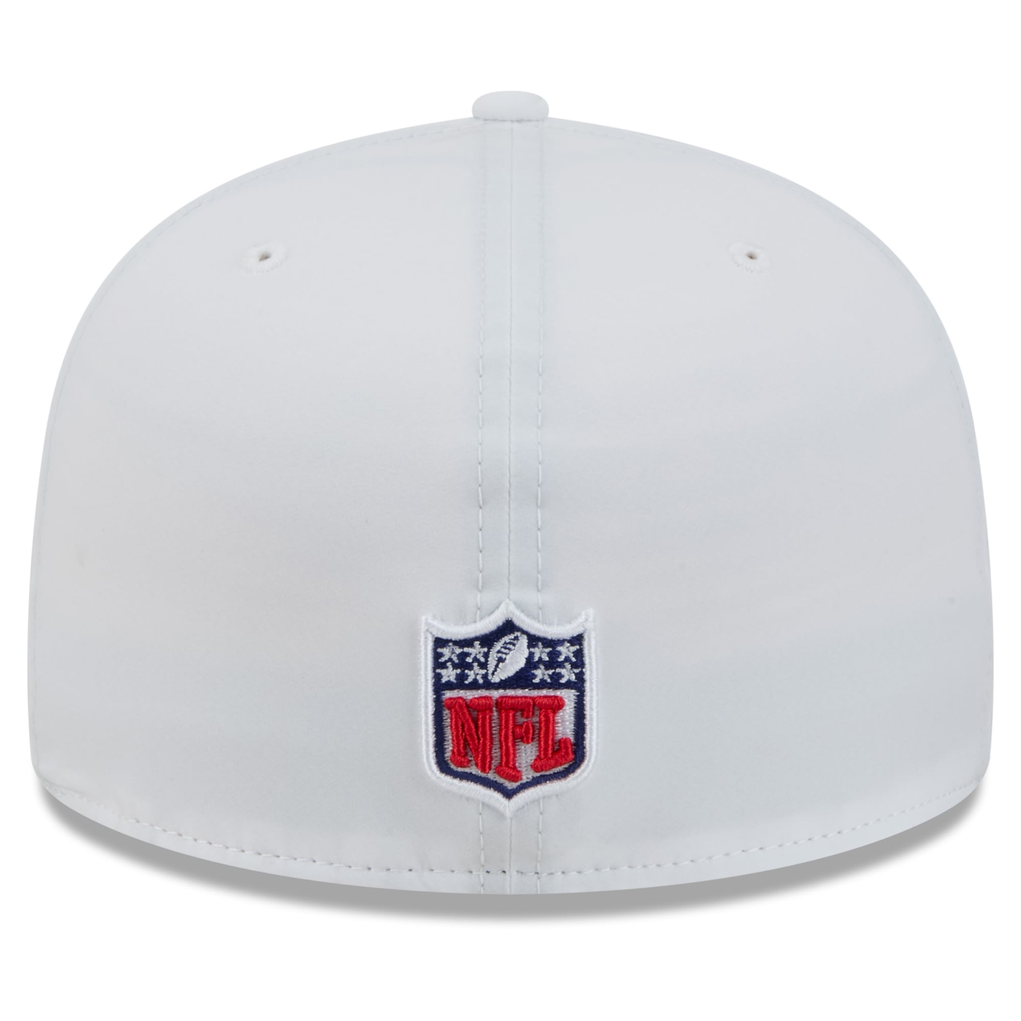Men's New Era White Buffalo Bills Rivalries Collection 59FIFTY Fitted Hat