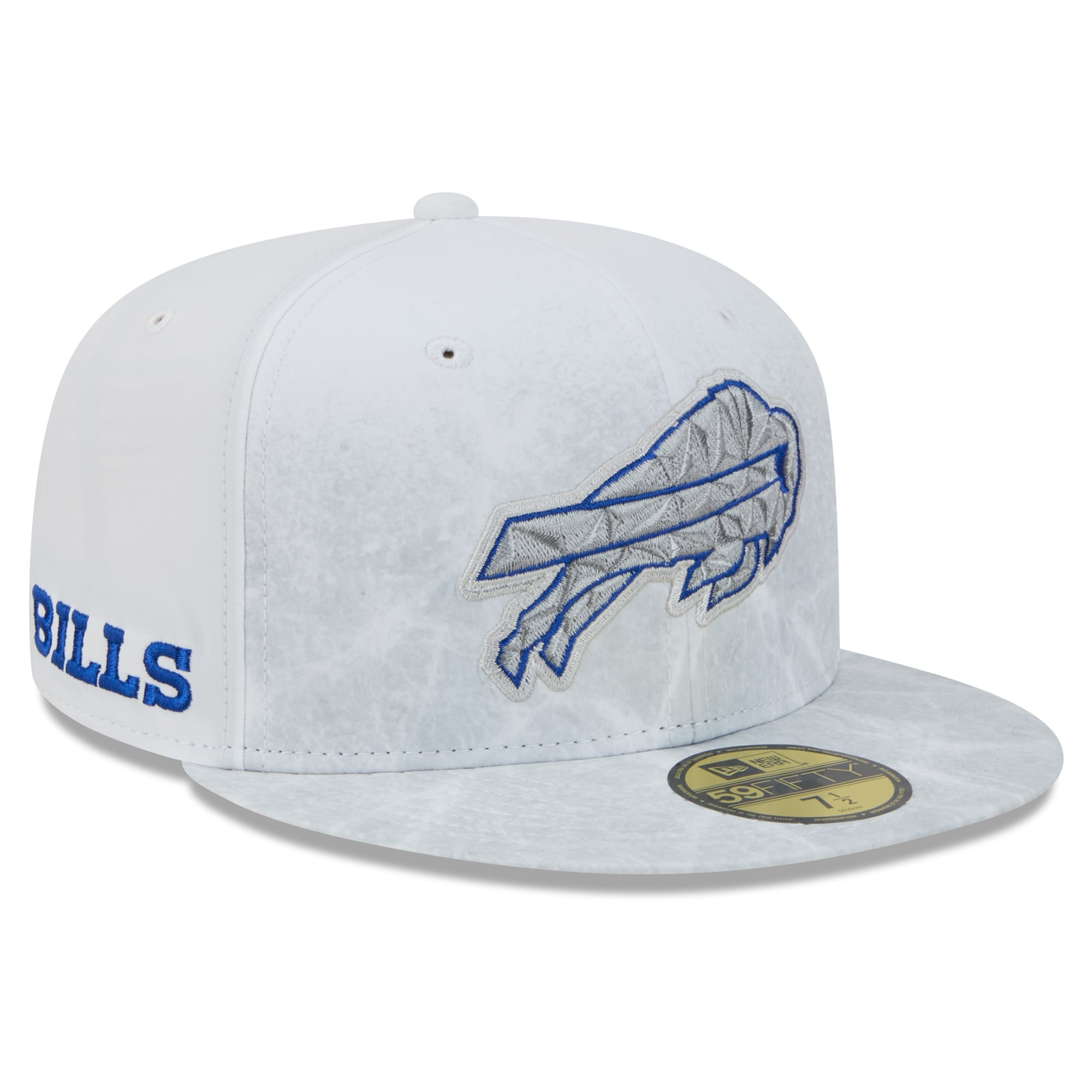 Men's New Era White Buffalo Bills Rivalries Collection 59FIFTY Fitted Hat