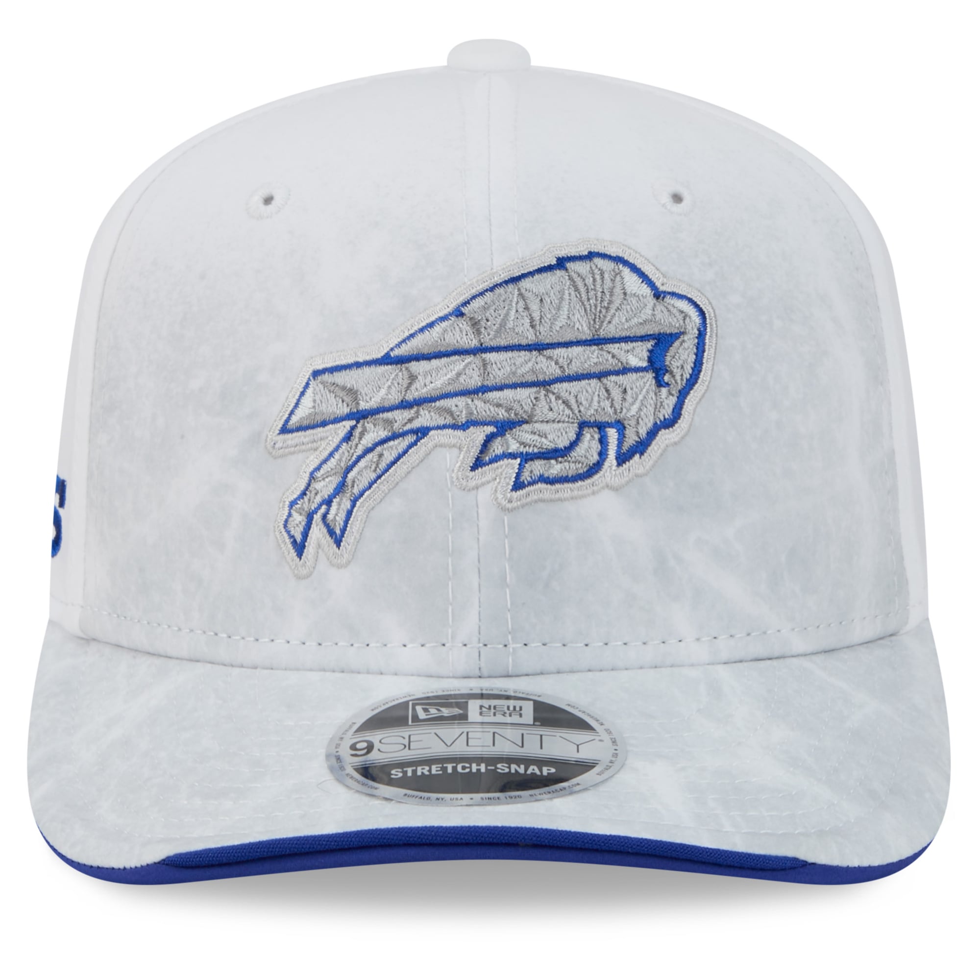 Men's New Era White Buffalo Bills Rivalries Collection 9SEVENTY Adjustable Hat