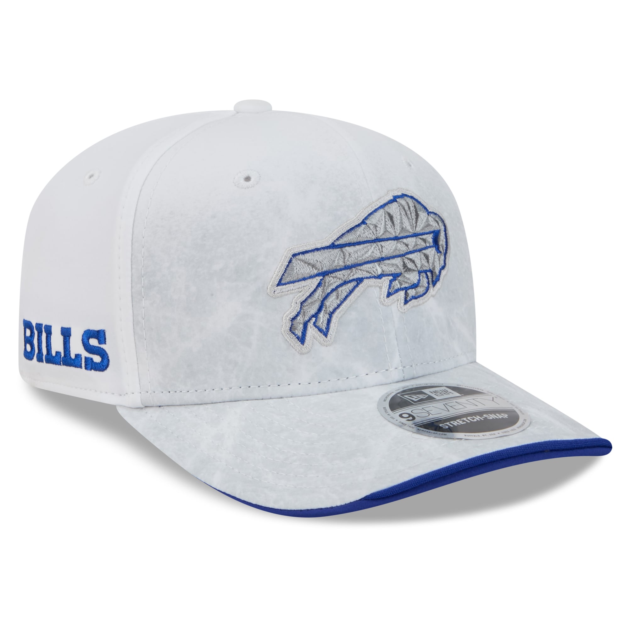 Men's New Era White Buffalo Bills Rivalries Collection 9SEVENTY Adjustable Hat