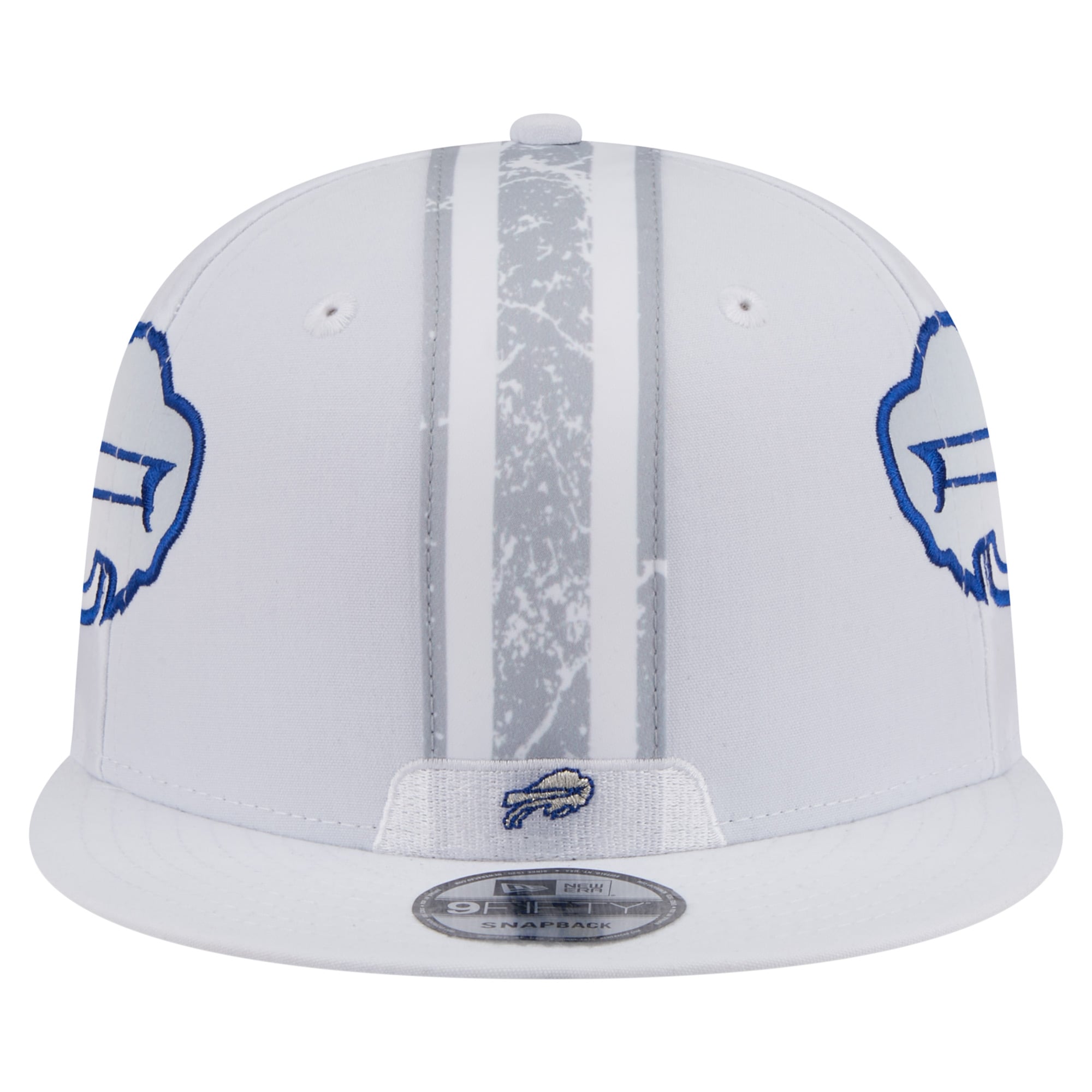 Men's New Era White Buffalo Bills Rivalries Collection Fan Pack Helmet 9FIFTY Snapback Hat