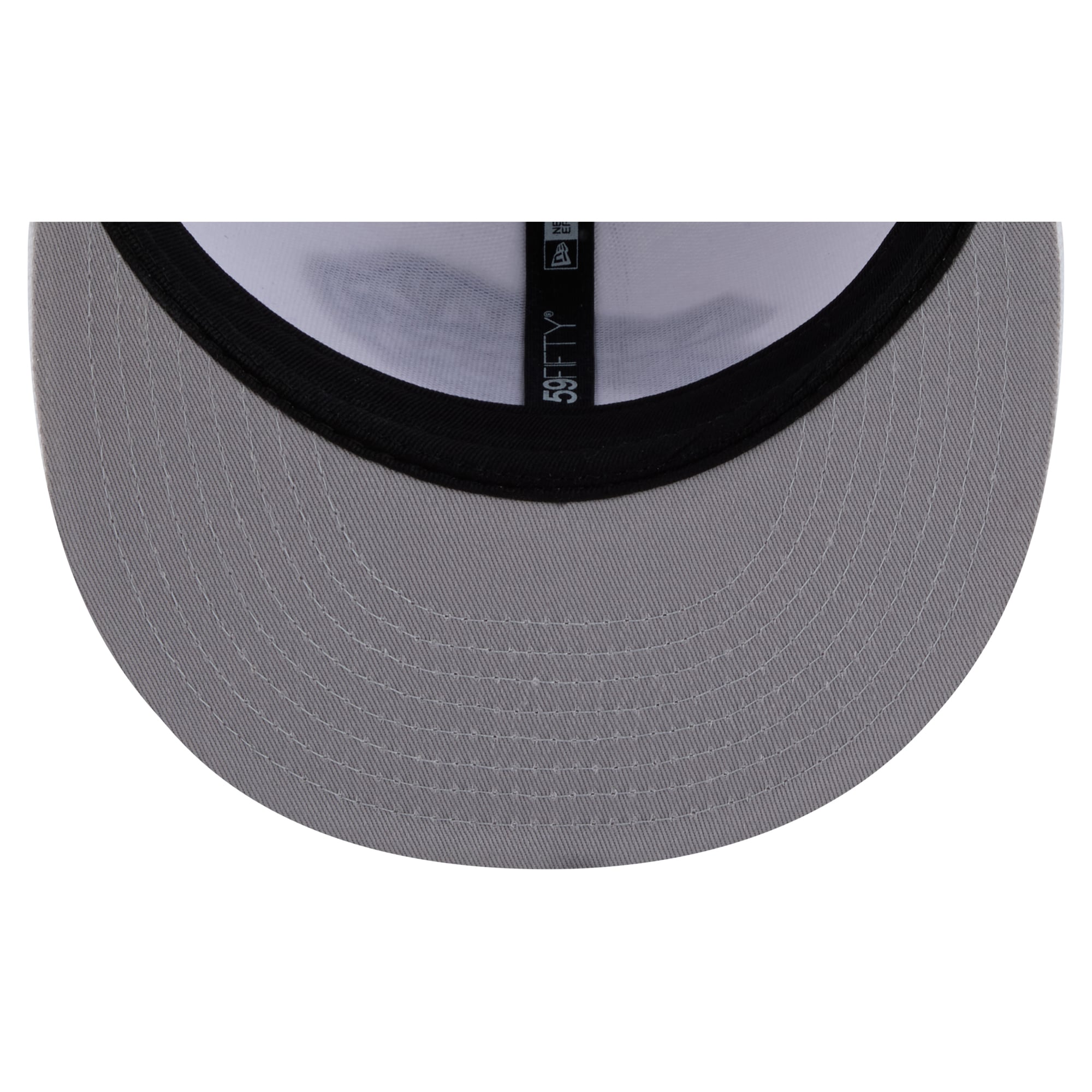Men's New Era White Buffalo Bills Rivalries Collection Fan Pack Side Script 59FIFTY Fitted Hat