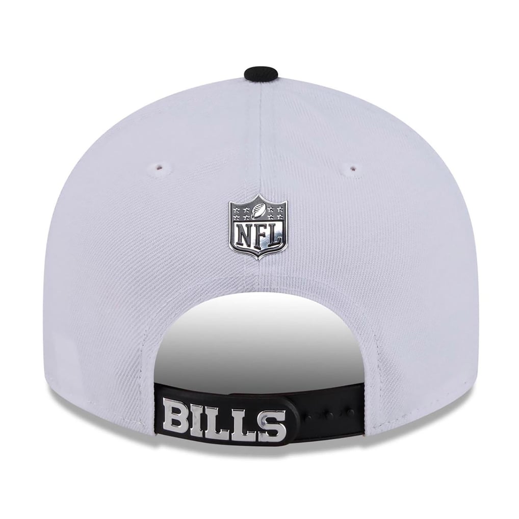 Men's New Era White/Black Buffalo Bills 2026 NFL Draft Pre-Curved ...