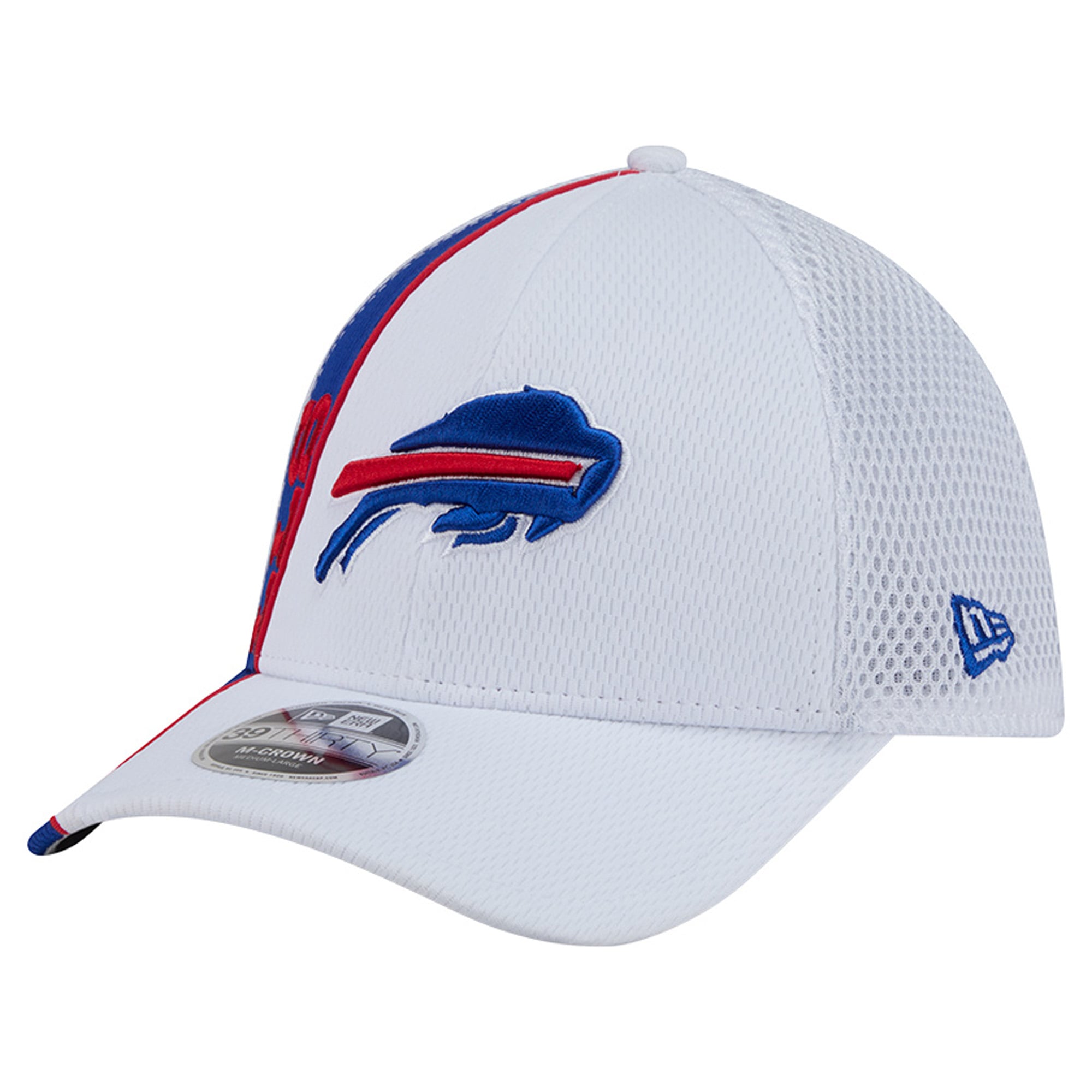 Casquette New Era blanche/bleu roi Buffalo Bills Dash 39THIRTY M-Crown Flex pour homme