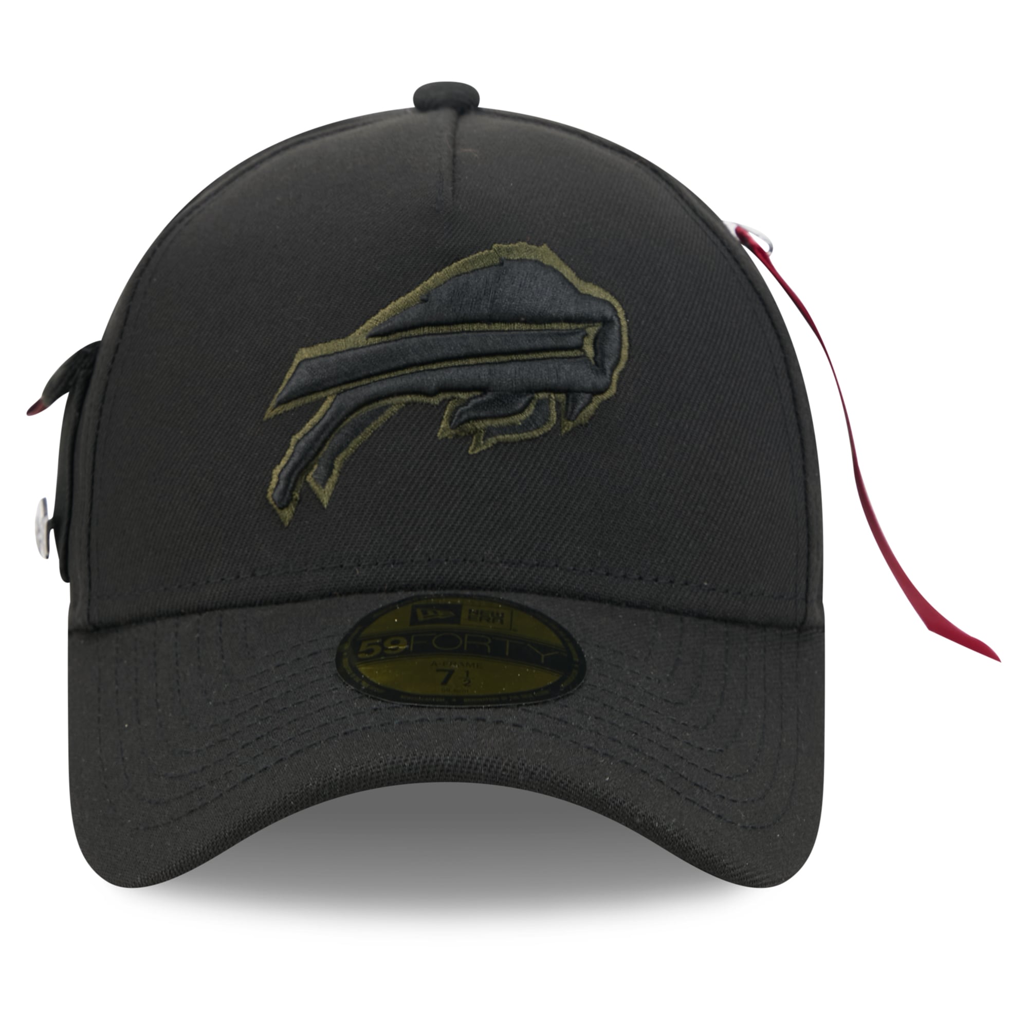 Casquette ajustée New Era x Alpha Industries Buffalo Bills noire pour homme
