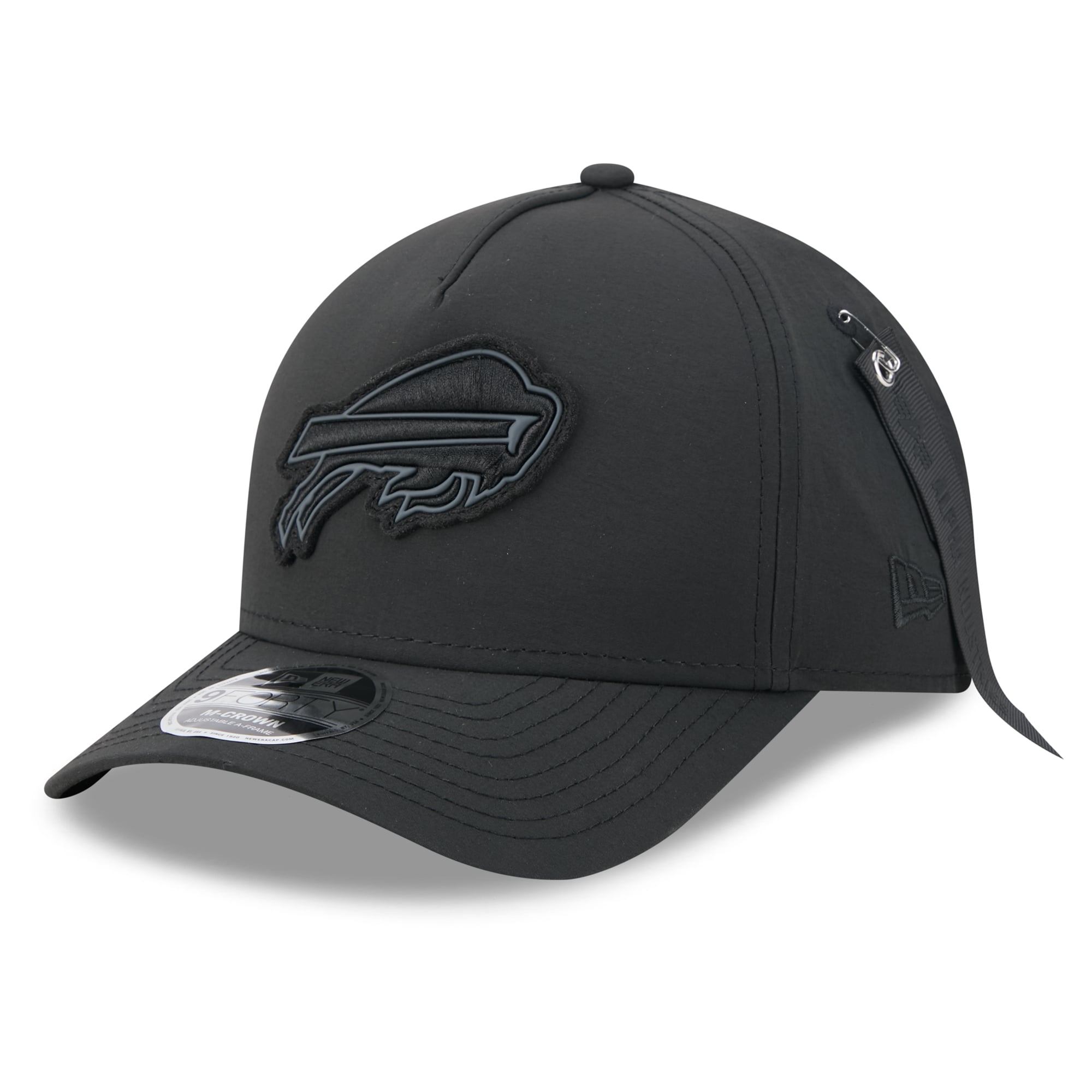 Casquette ajustable New Era x Alpha Industries Buffalo Bills A-Frame 9FORTY noire pour homme