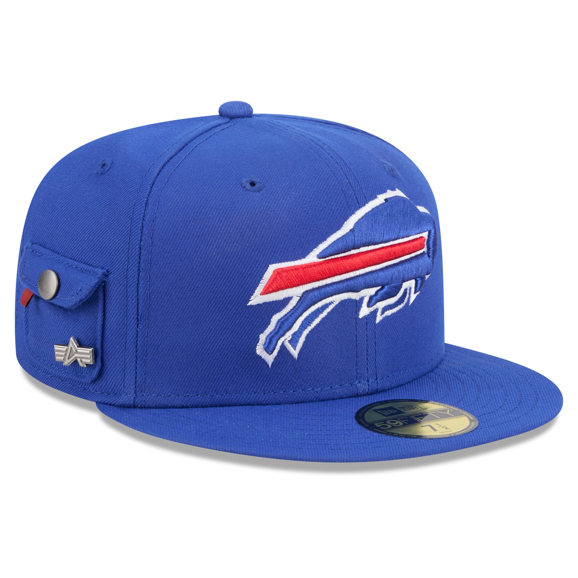 Casquette ajustée New Era x Alpha Industries Royal Buffalo Bills 59FIFTY pour homme