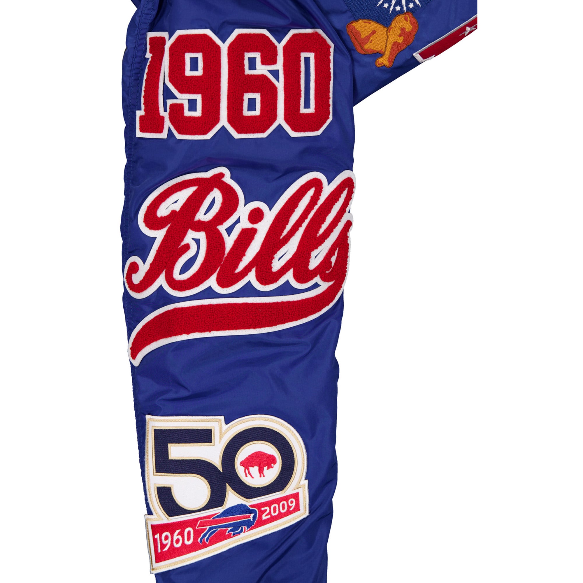 Veste bomber zippée New Era x Alpha Industries Royal Buffalo Bills MA-1 pour homme