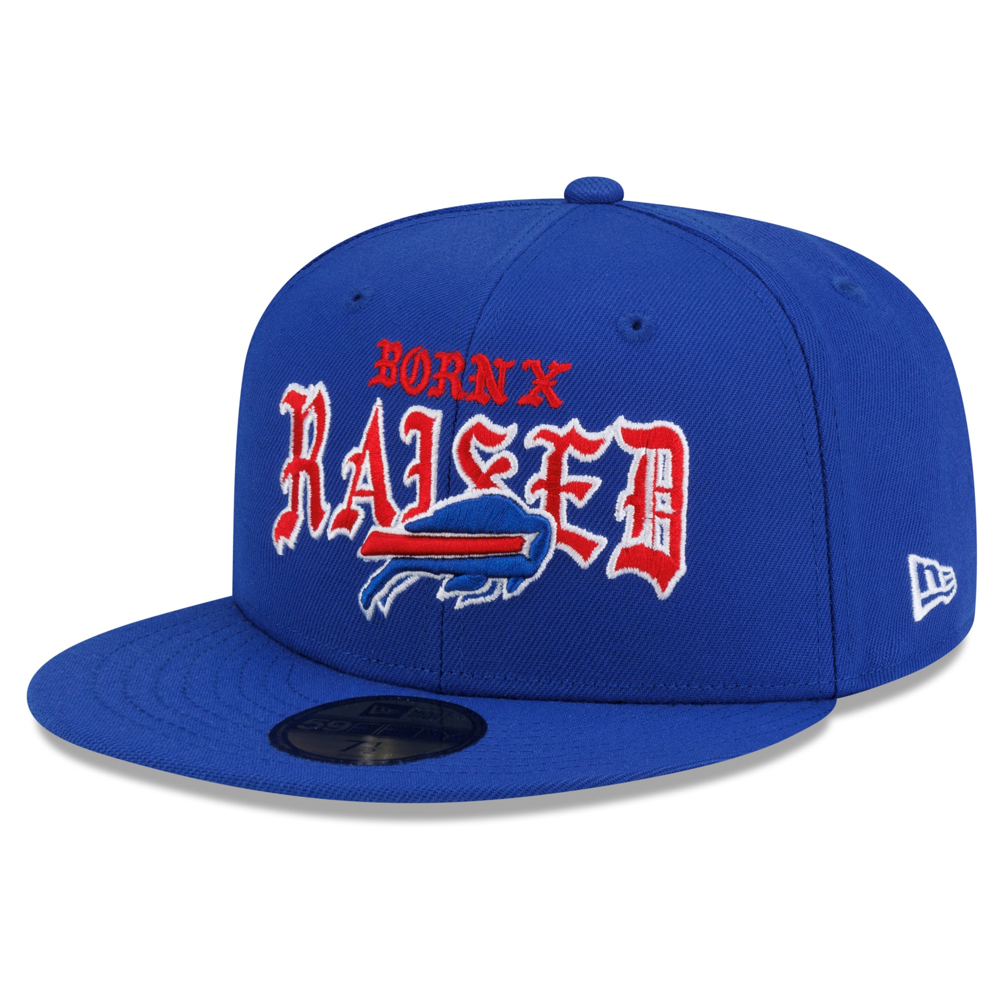 Casquette ajustée New Era x Born Raised Royal Buffalo Bills 59FIFTY pour homme