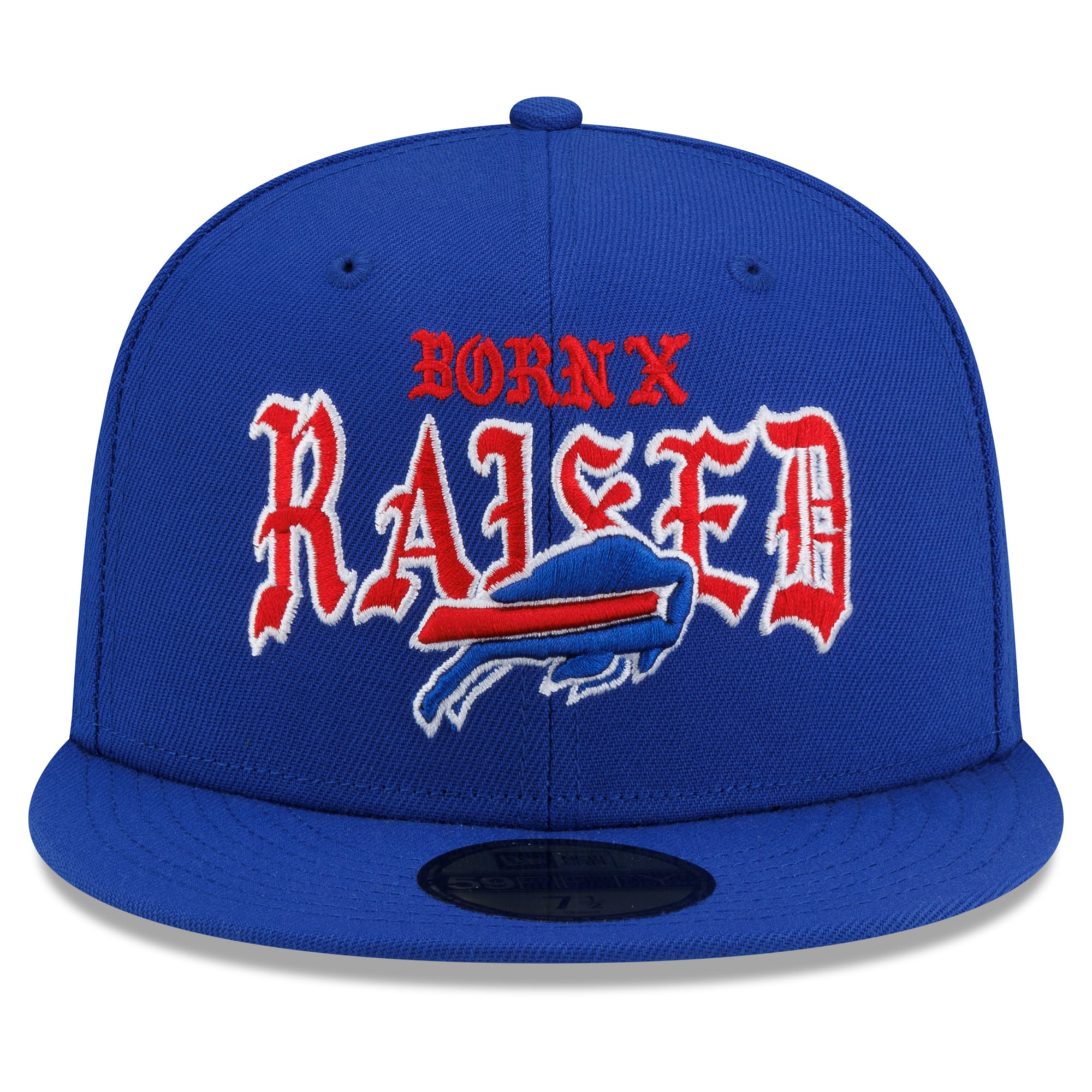 Casquette ajustée New Era x Born Raised Royal Buffalo Bills 59FIFTY pour homme