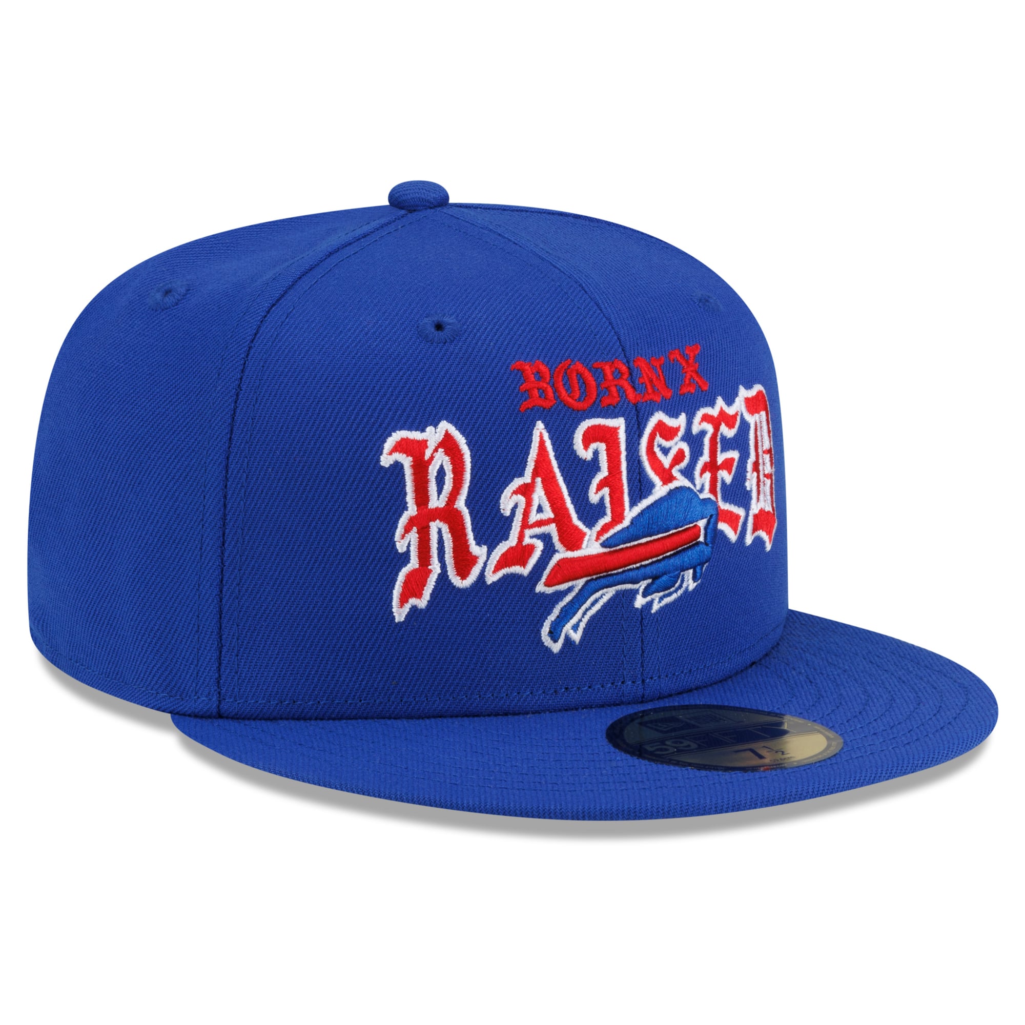 Casquette ajustée New Era x Born Raised Royal Buffalo Bills 59FIFTY pour homme