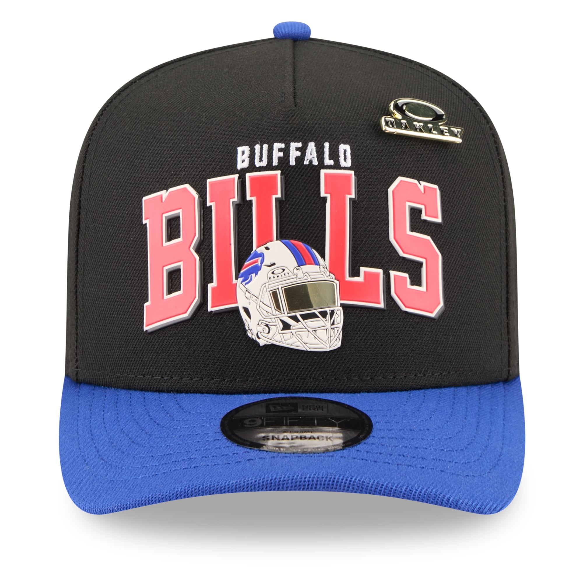 Men's New Era x Oakley Black Buffalo Bills 9FIFTY A-Frame Snapback Hat