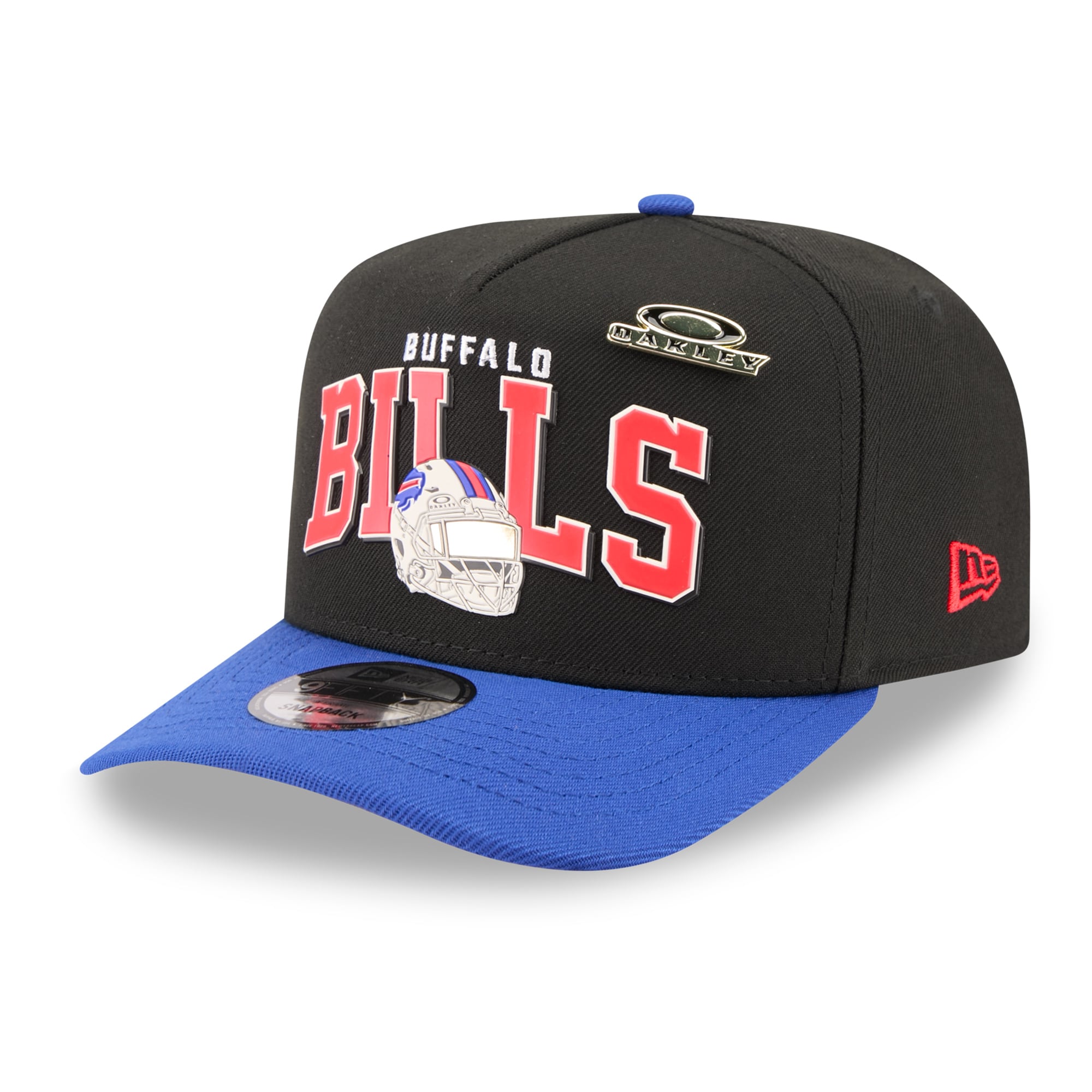 Men's New Era x Oakley Black Buffalo Bills 9FIFTY A-Frame Snapback Hat