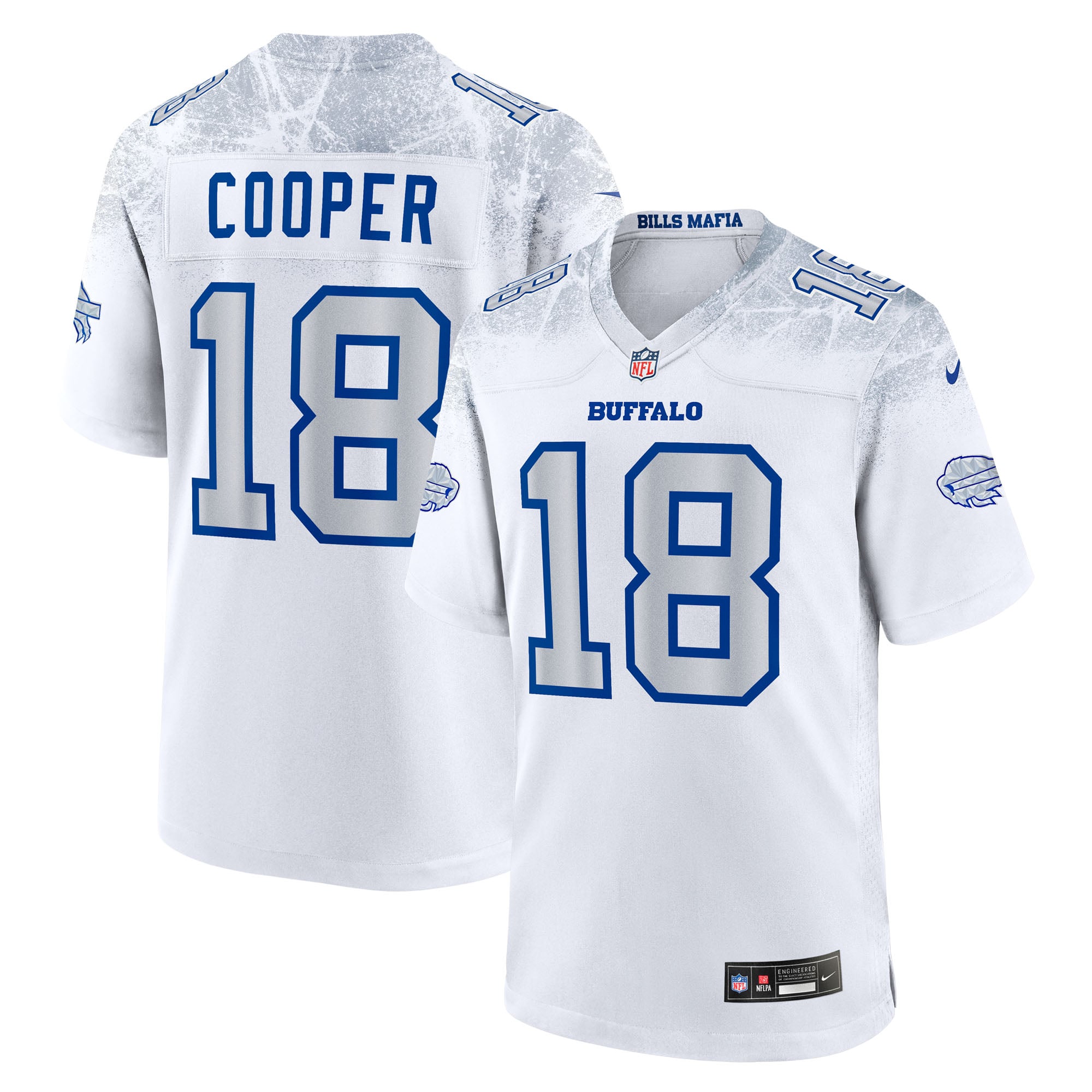 Men's Nike Amari Cooper White Buffalo Bills Rivalries Collection Game Jersey