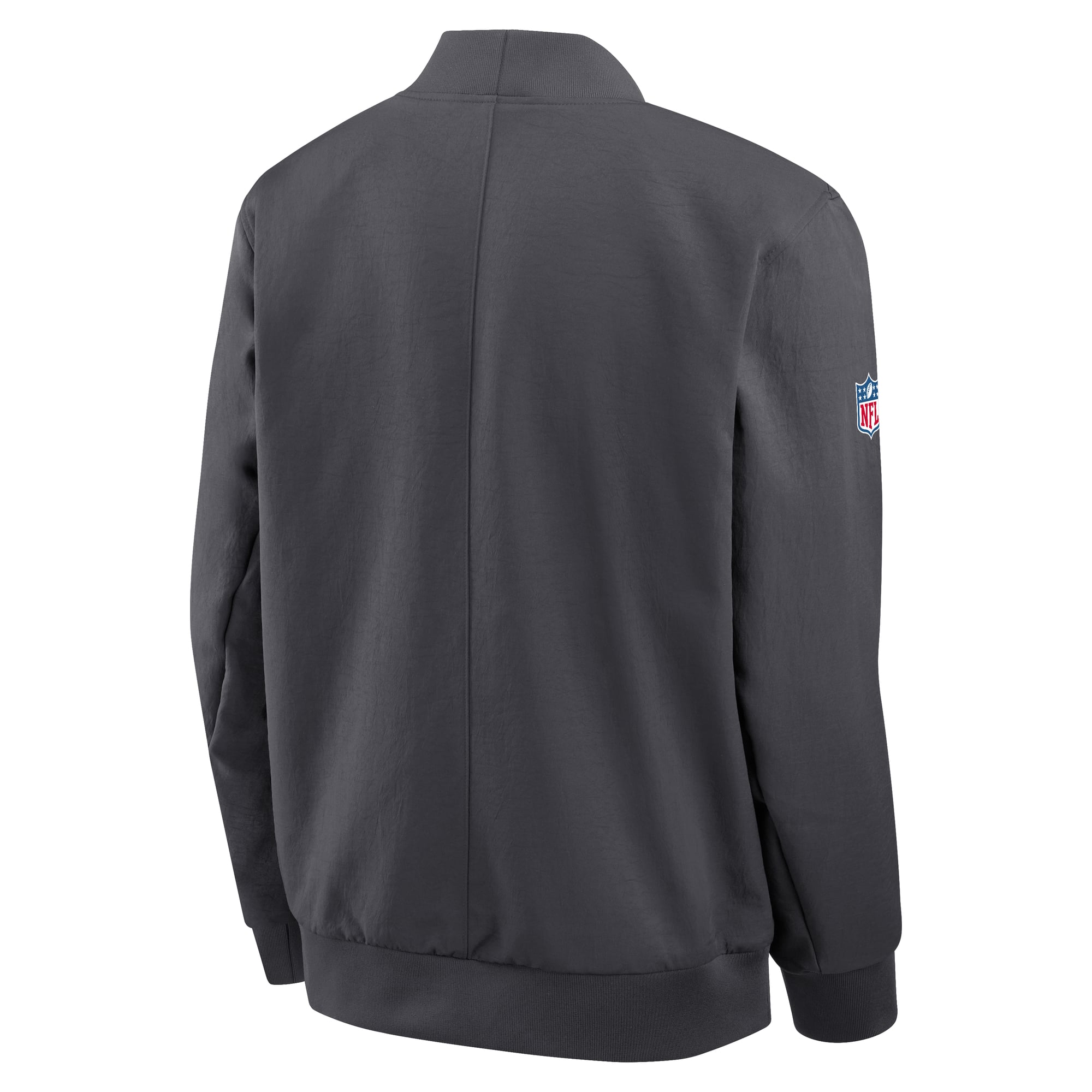 Men's Nike Anthracite Buffalo Bills Sideline Powerful Blocking Full-Zip Dri-FIT Bomber Jacket