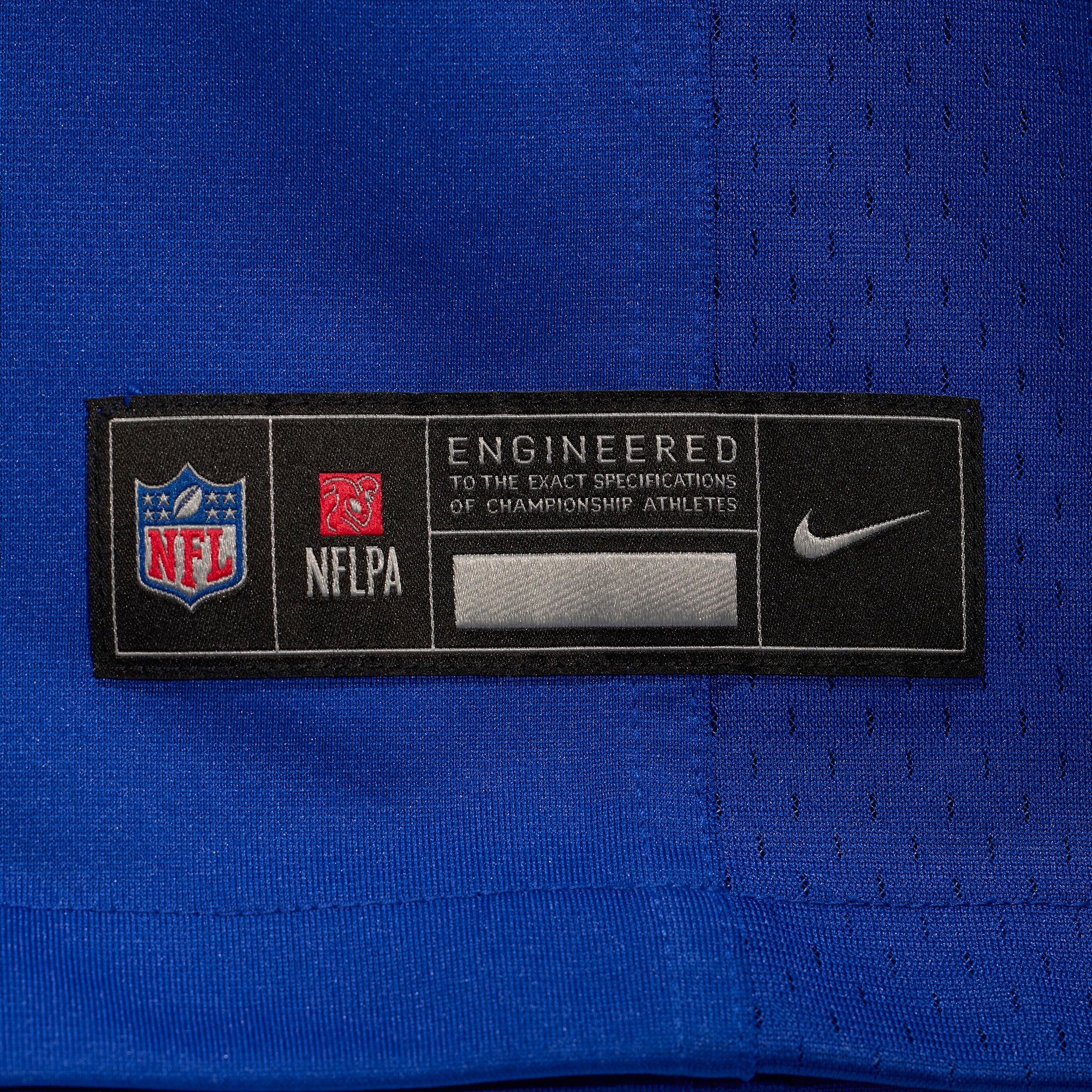 Maillot de match Nike Austin Johnson Royal Buffalo Bills pour homme