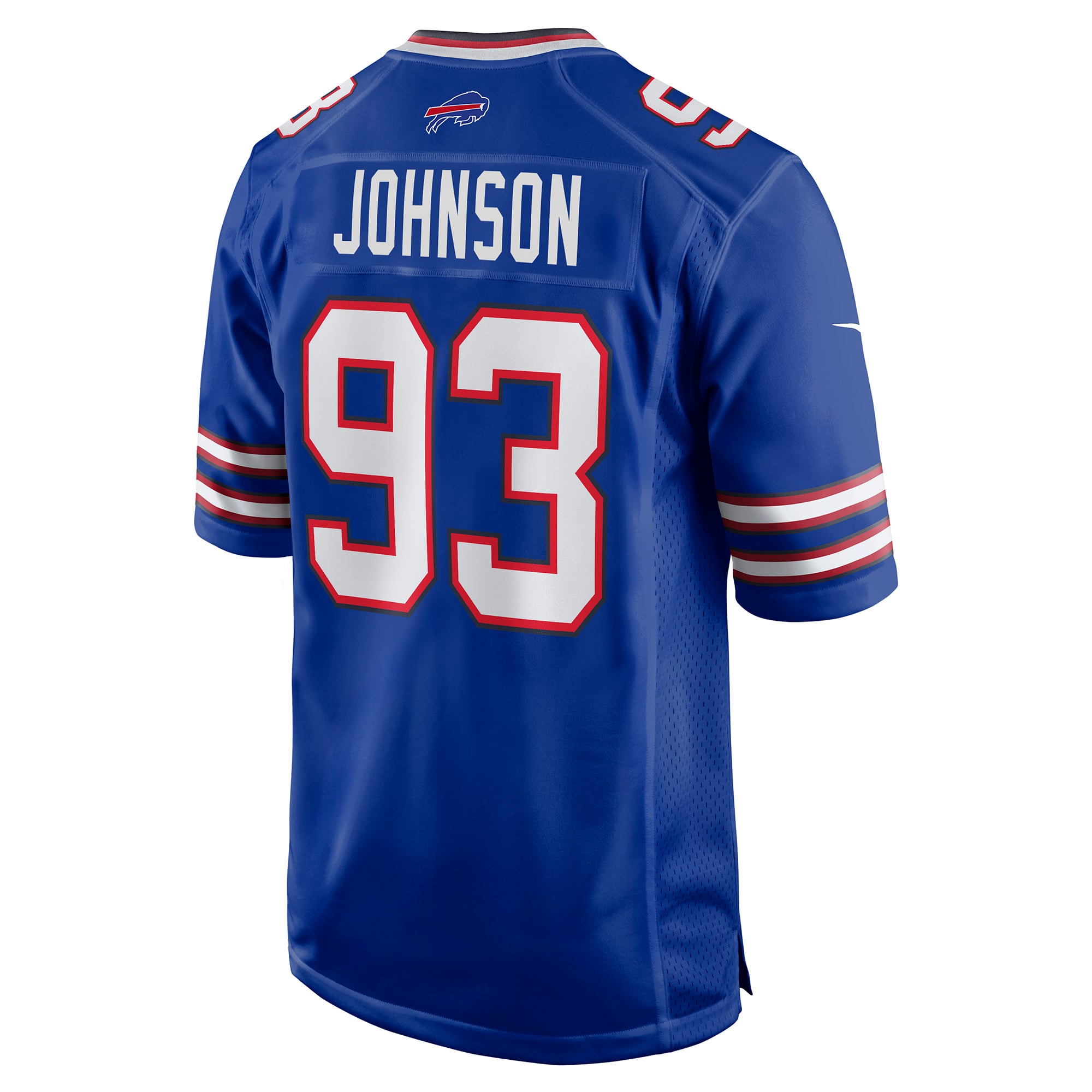 Maillot de match Nike Austin Johnson Royal Buffalo Bills pour homme