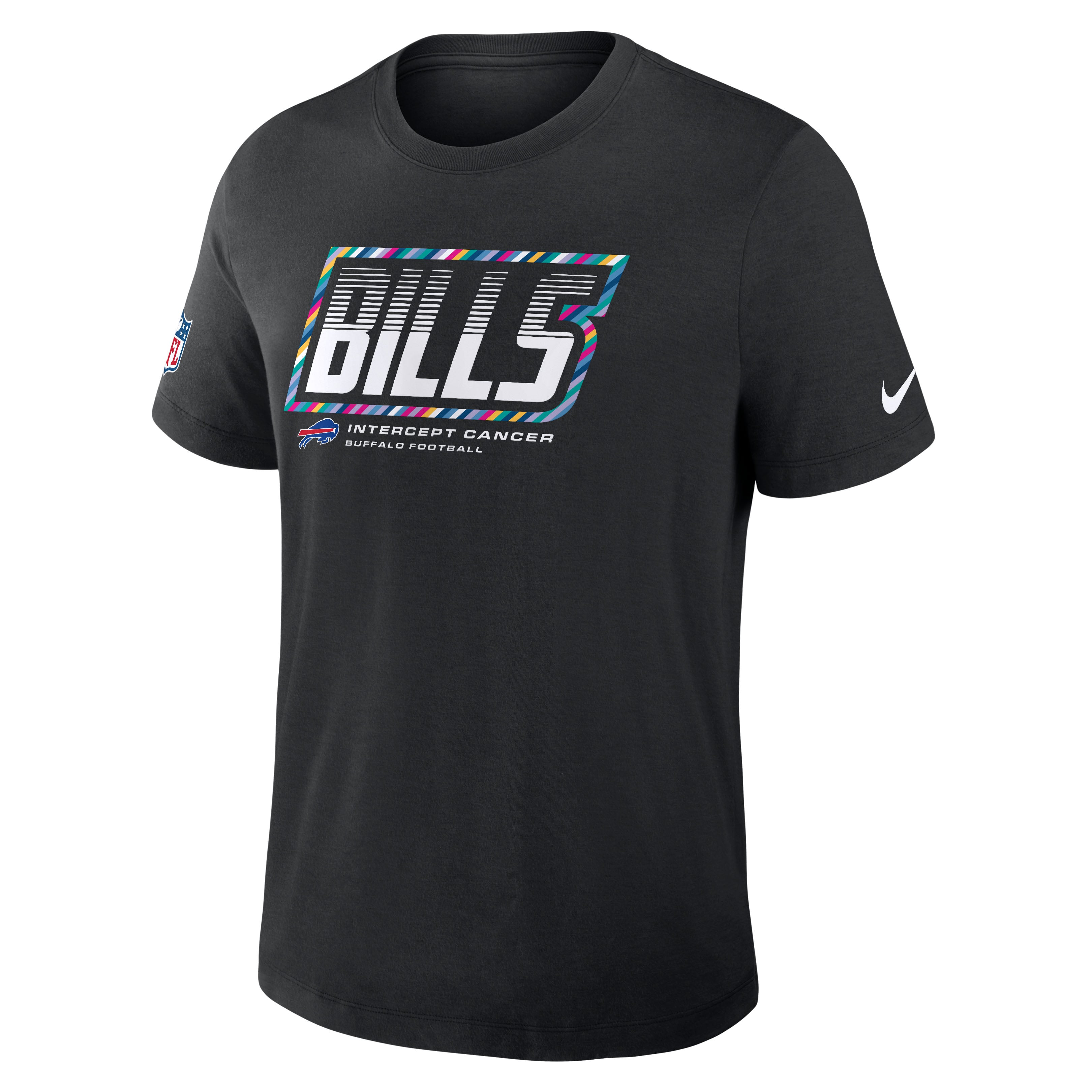 Men's Nike Pink Buffalo Bills 2026 NFL Crucial Catch Tri-Blend Dri-FIT T-Shirt