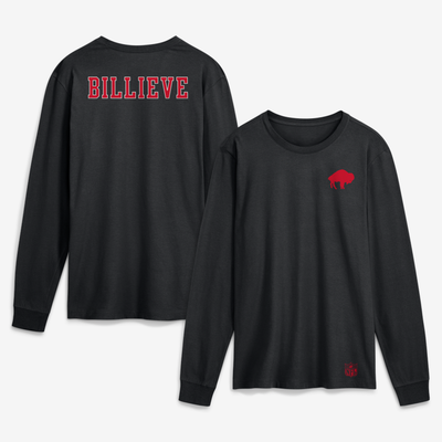  Buffalo Bills Nike Double Rewind Long Sleeve T-Shirt - Black