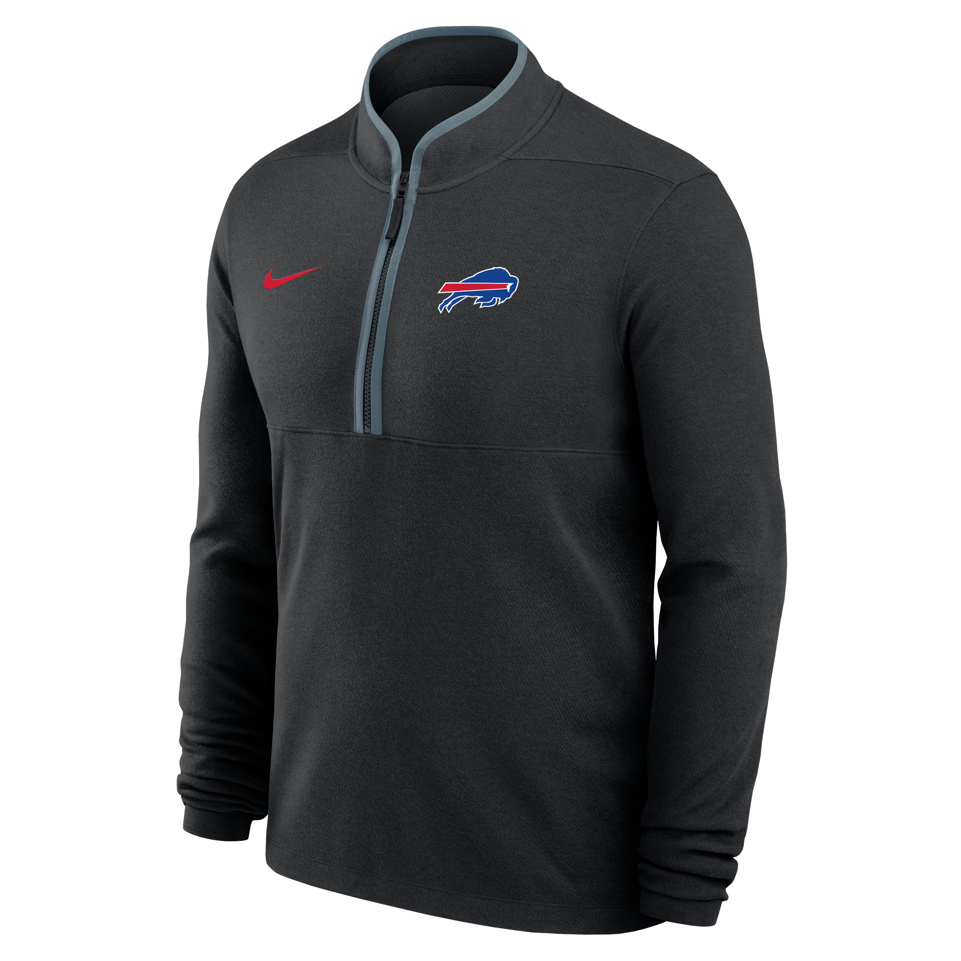 Pull-over Nike Dri-FIT Victory à demi-zip noir Buffalo Bills pour homme