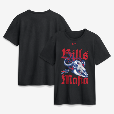  Buffalo Bills Nike Mafia Skull Club T-Shirt - Black