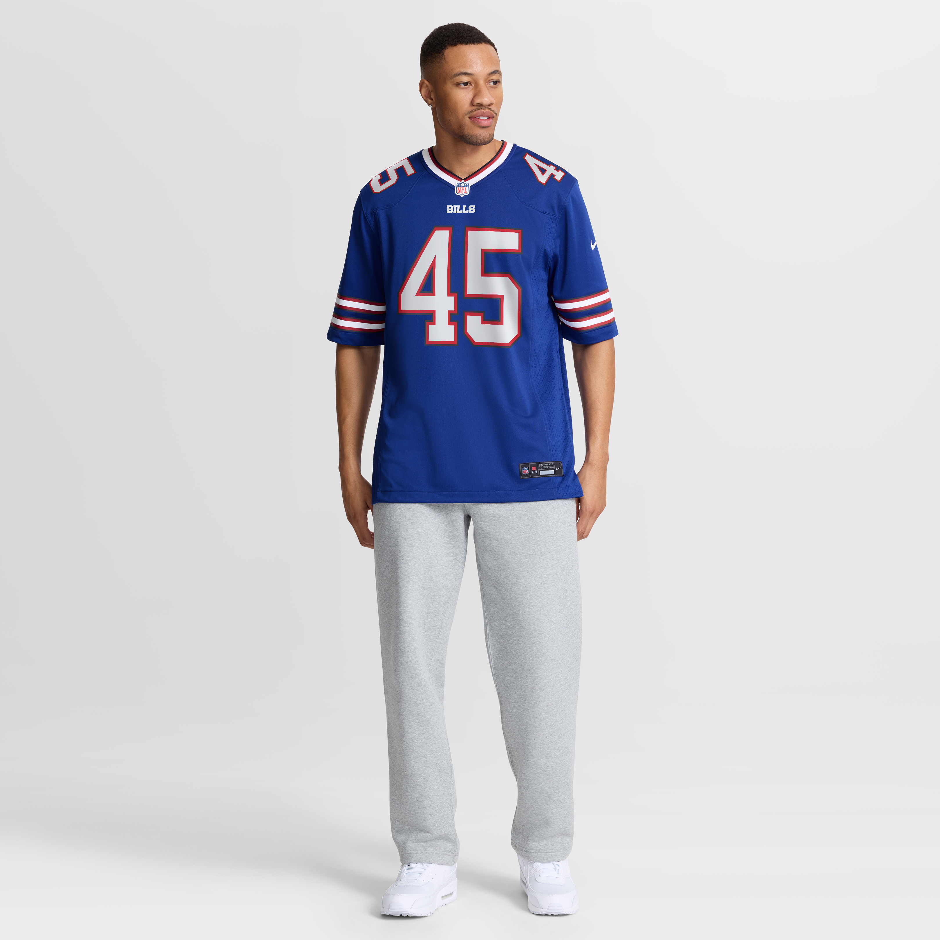 Maillot de match Nike Brock Lampe Royal Buffalo Bills pour homme