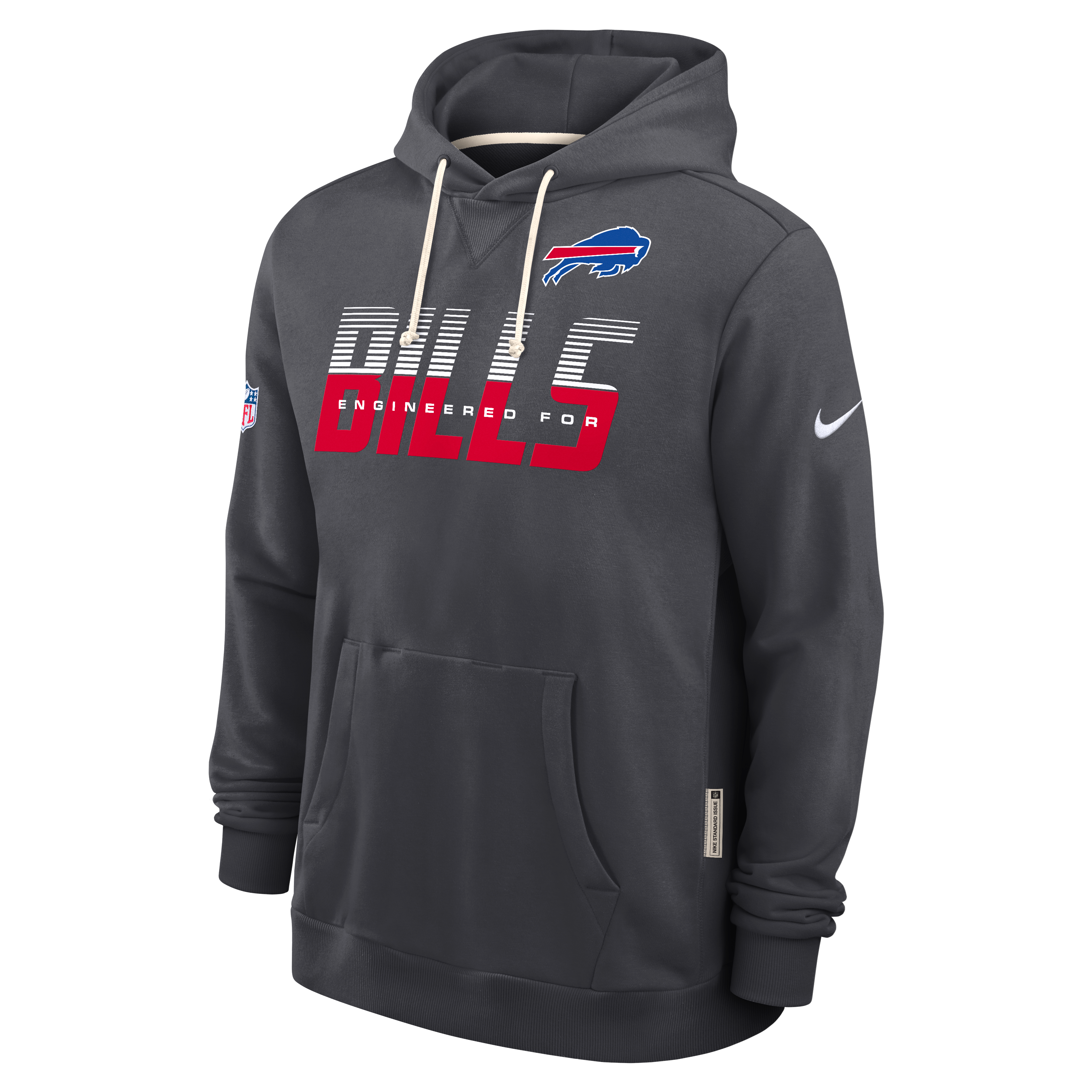 Sweat à capuche Nike Royal Buffalo Bills Sideline Standard Issue Top Prospect Dri-FIT pour homme
