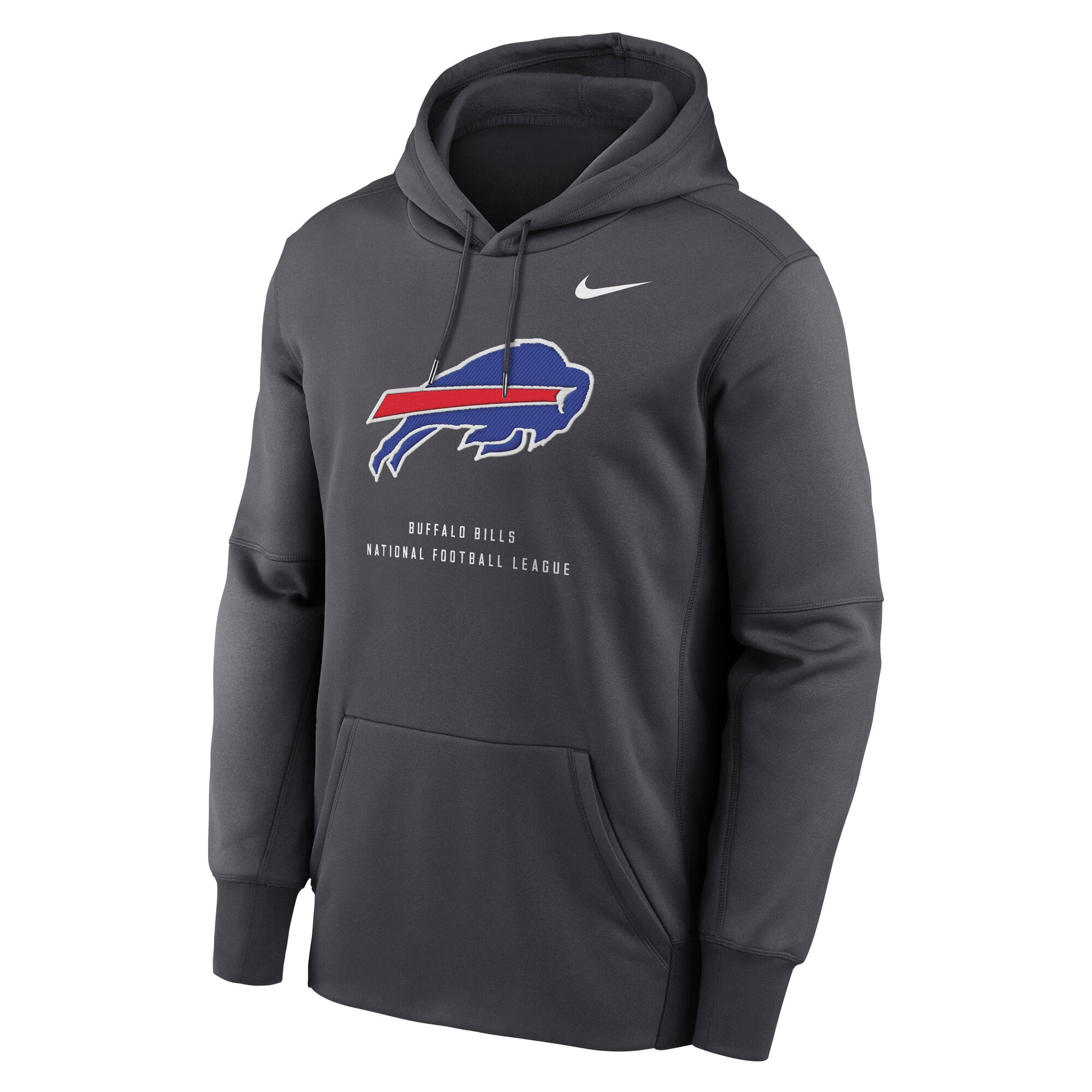 Men's Nike Royal Buffalo Bills Toss Sweep Therma-FIT Hoodie