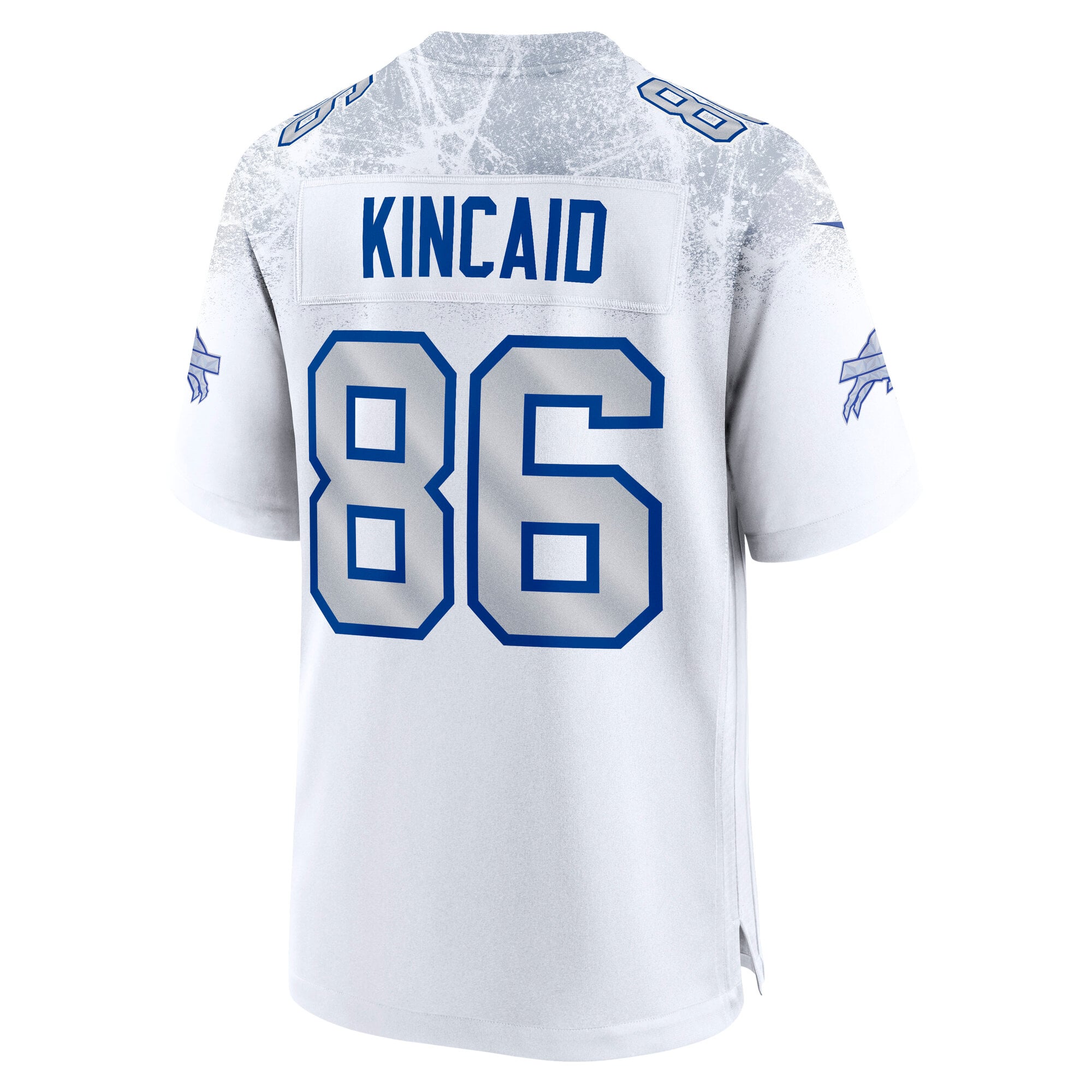 Maillot de match Nike Dalton Kincaid blanc la collection Rivalries des Buffalo Bills pour homme