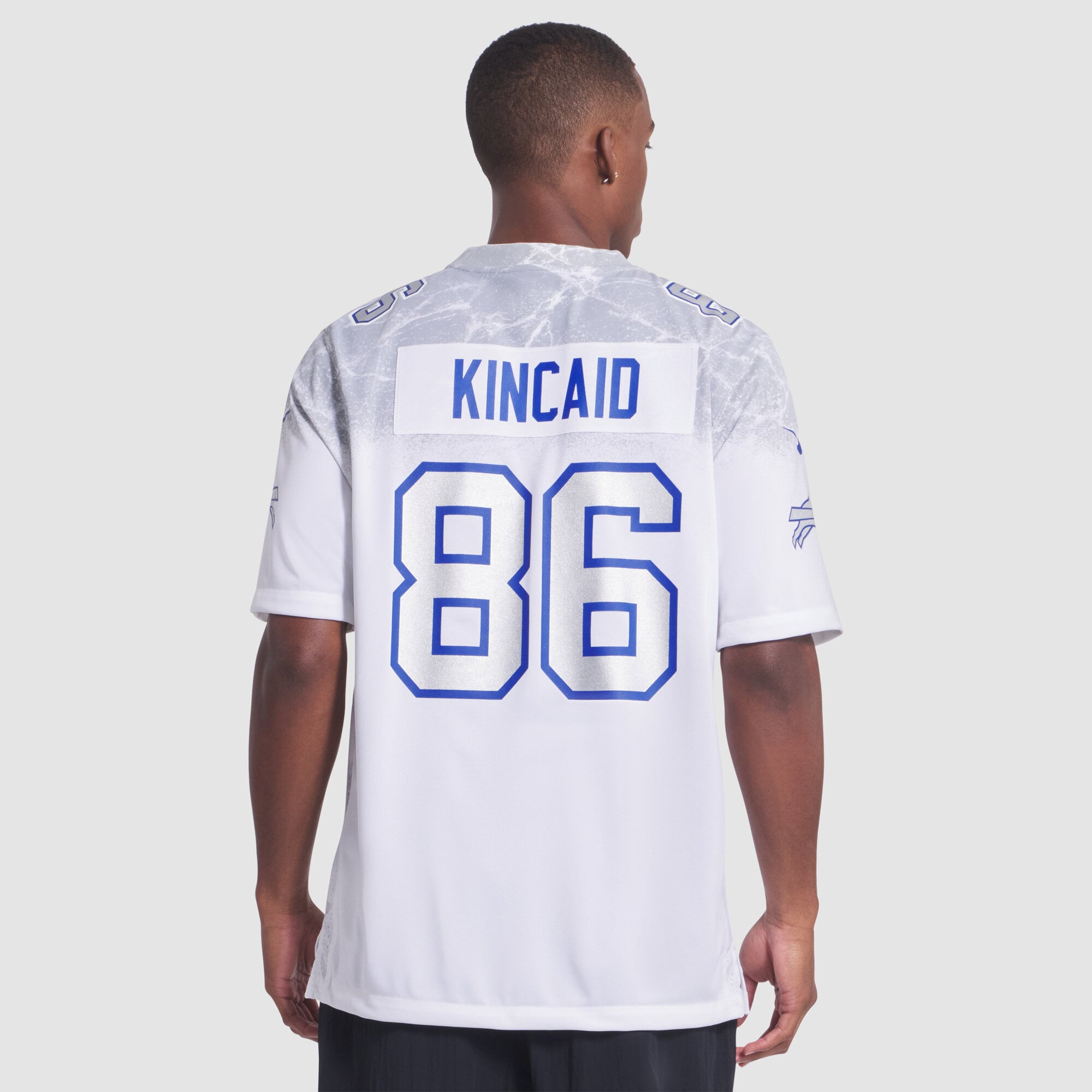 Maillot de match Nike Dalton Kincaid blanc la collection Rivalries des Buffalo Bills pour homme