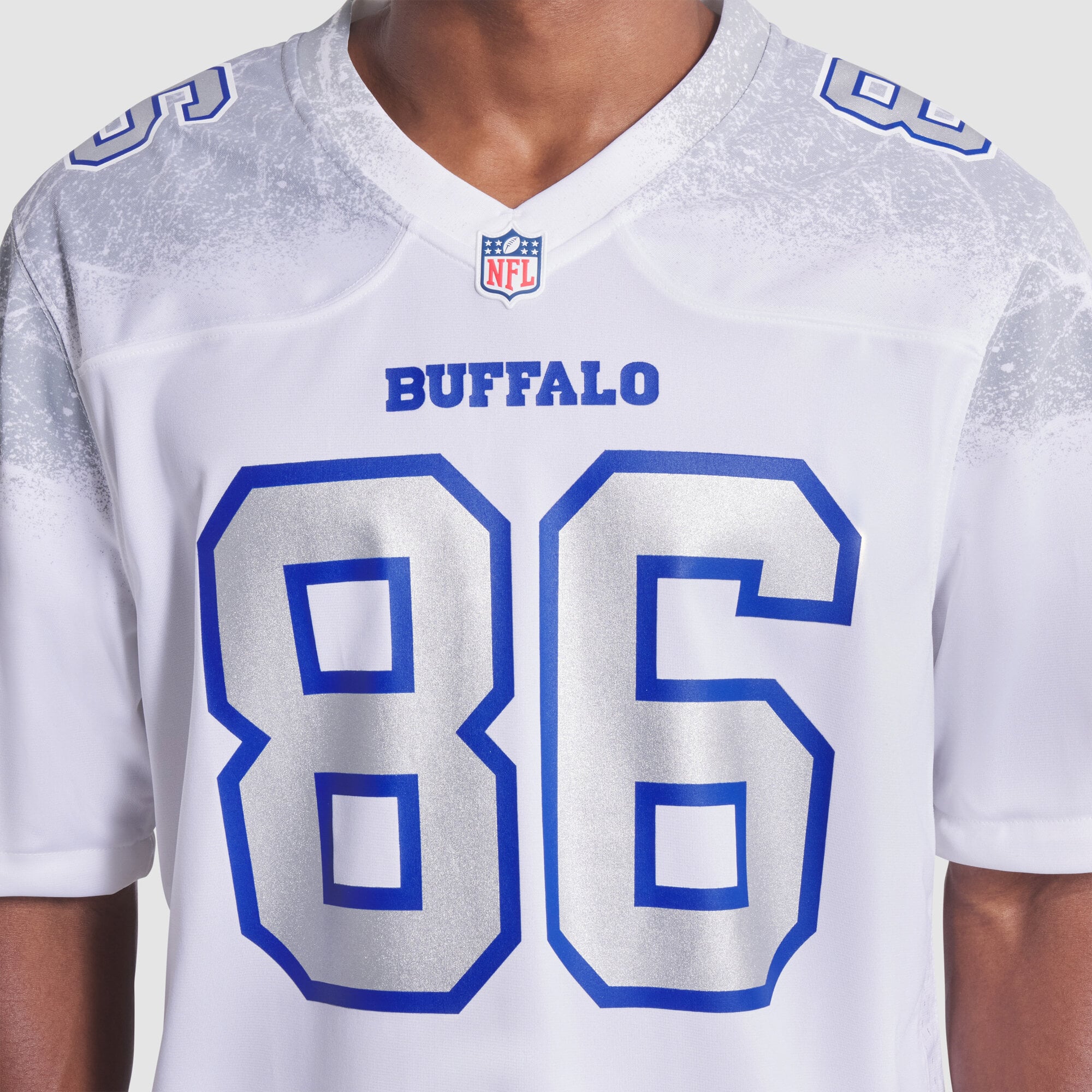 Maillot de match Nike Dalton Kincaid blanc la collection Rivalries des Buffalo Bills pour homme