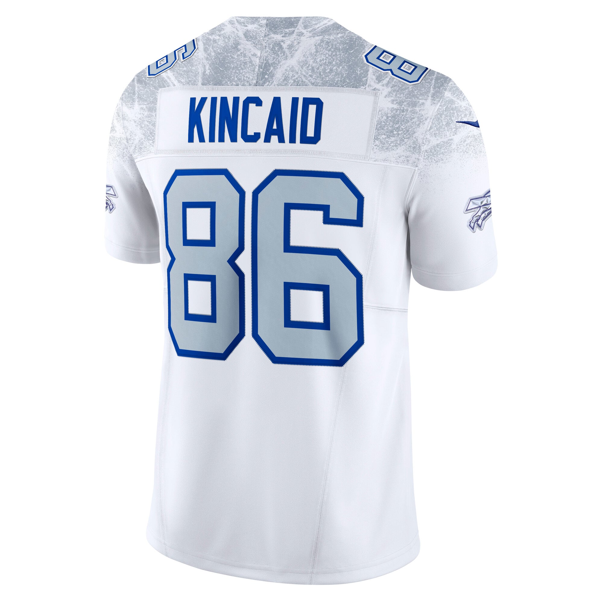 Men's Nike Dalton Kincaid White Buffalo Bills Rivalries Collection Stitched Limited Jersey
