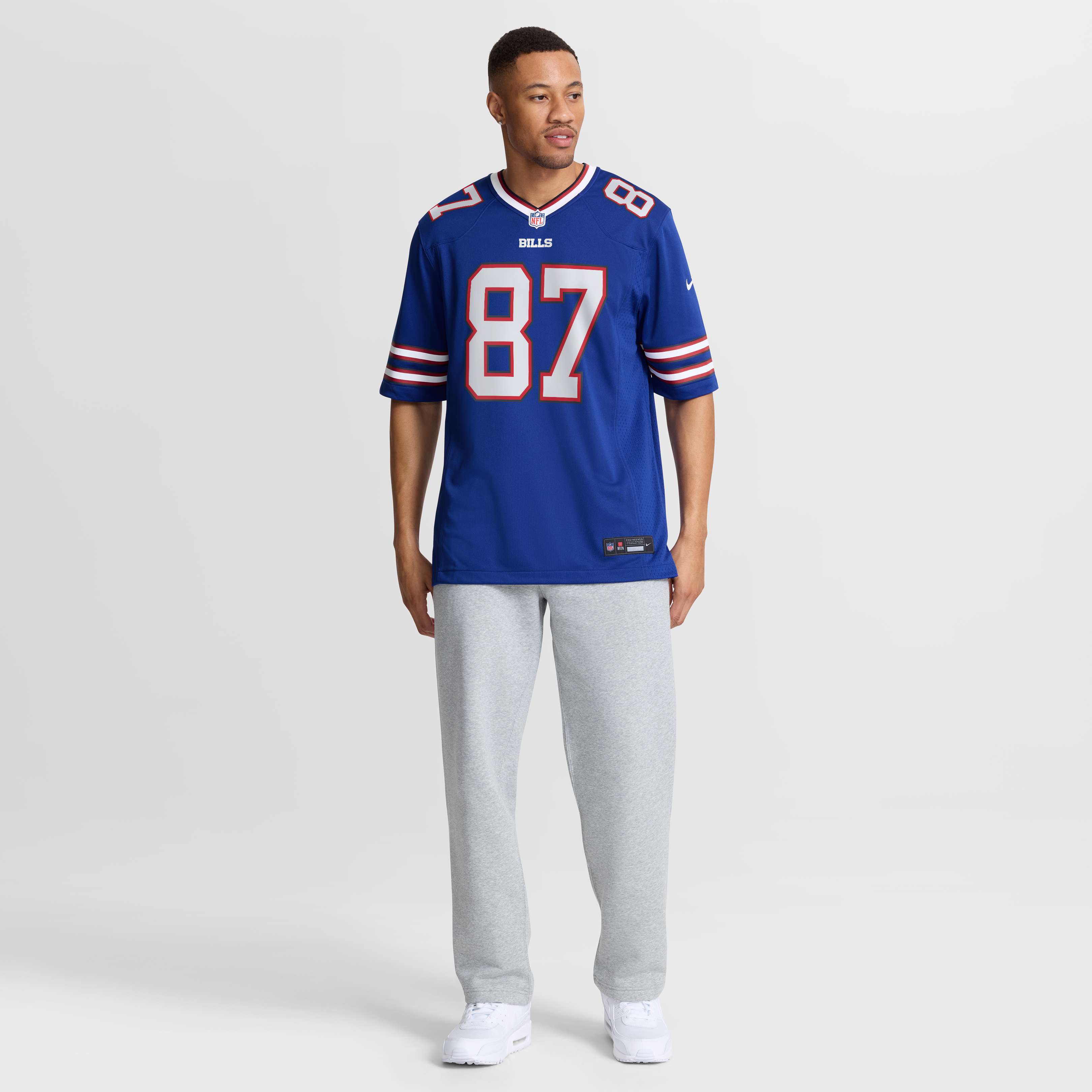 Maillot de match Nike Dante Pettis Royal Buffalo Bills pour homme