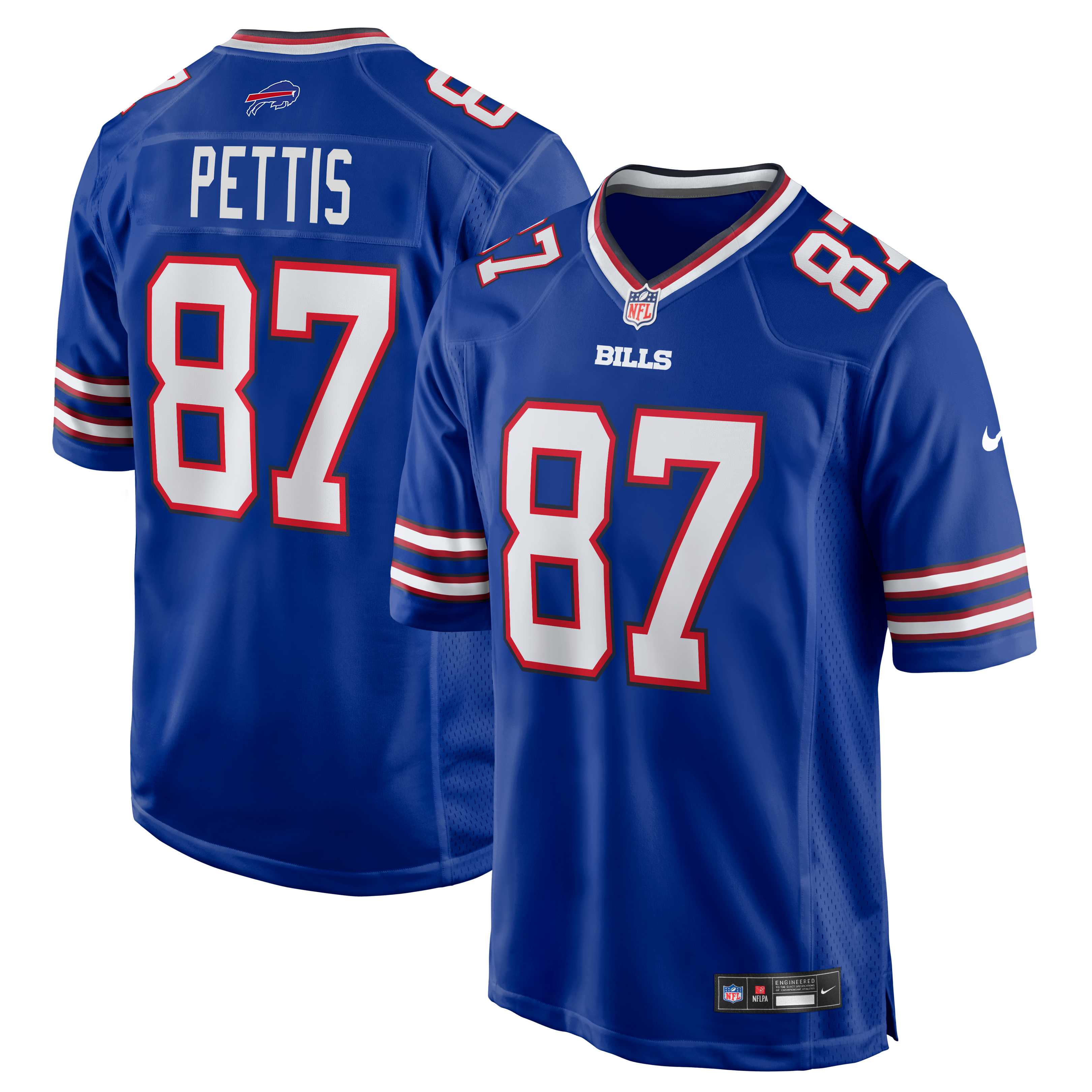 Maillot de match Nike Dante Pettis Royal Buffalo Bills pour homme