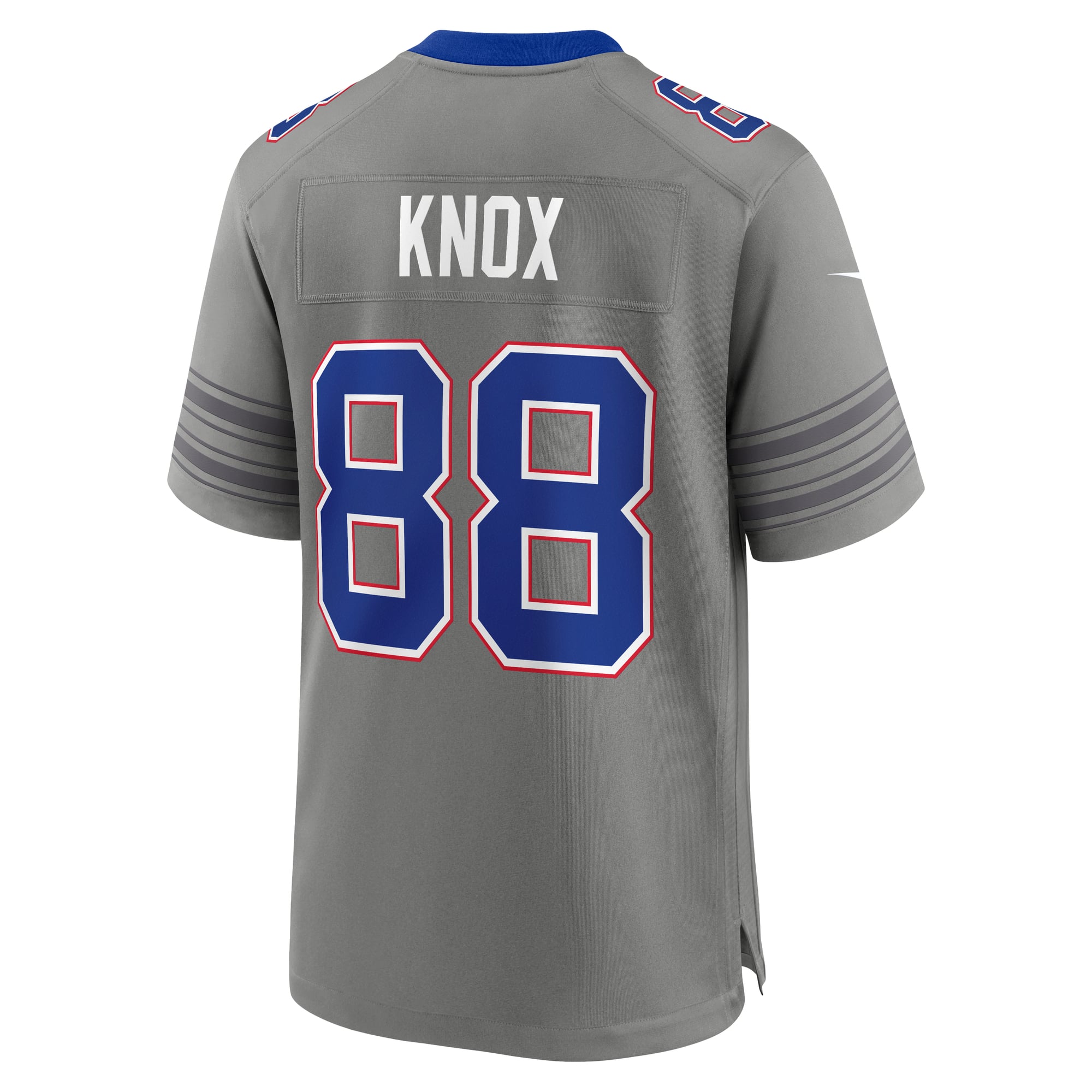 Men's Nike Dawson Knox Gray Buffalo Bills Nickel City Game Jersey